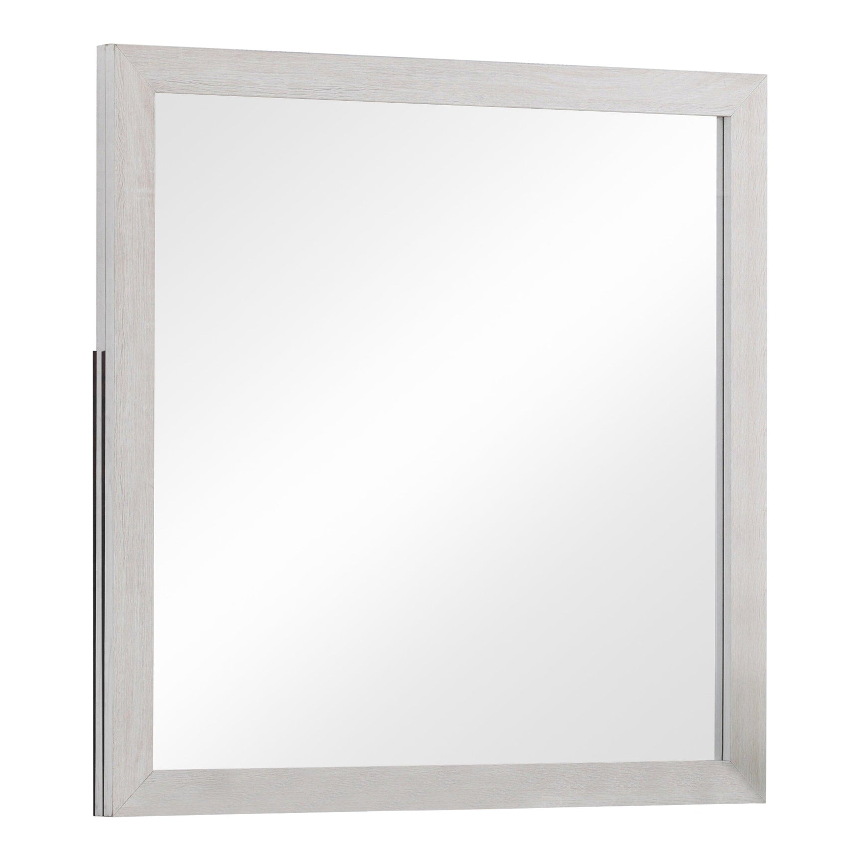 Brantford Rectangle Dresser Mirror Coastal White - Ella Furniture