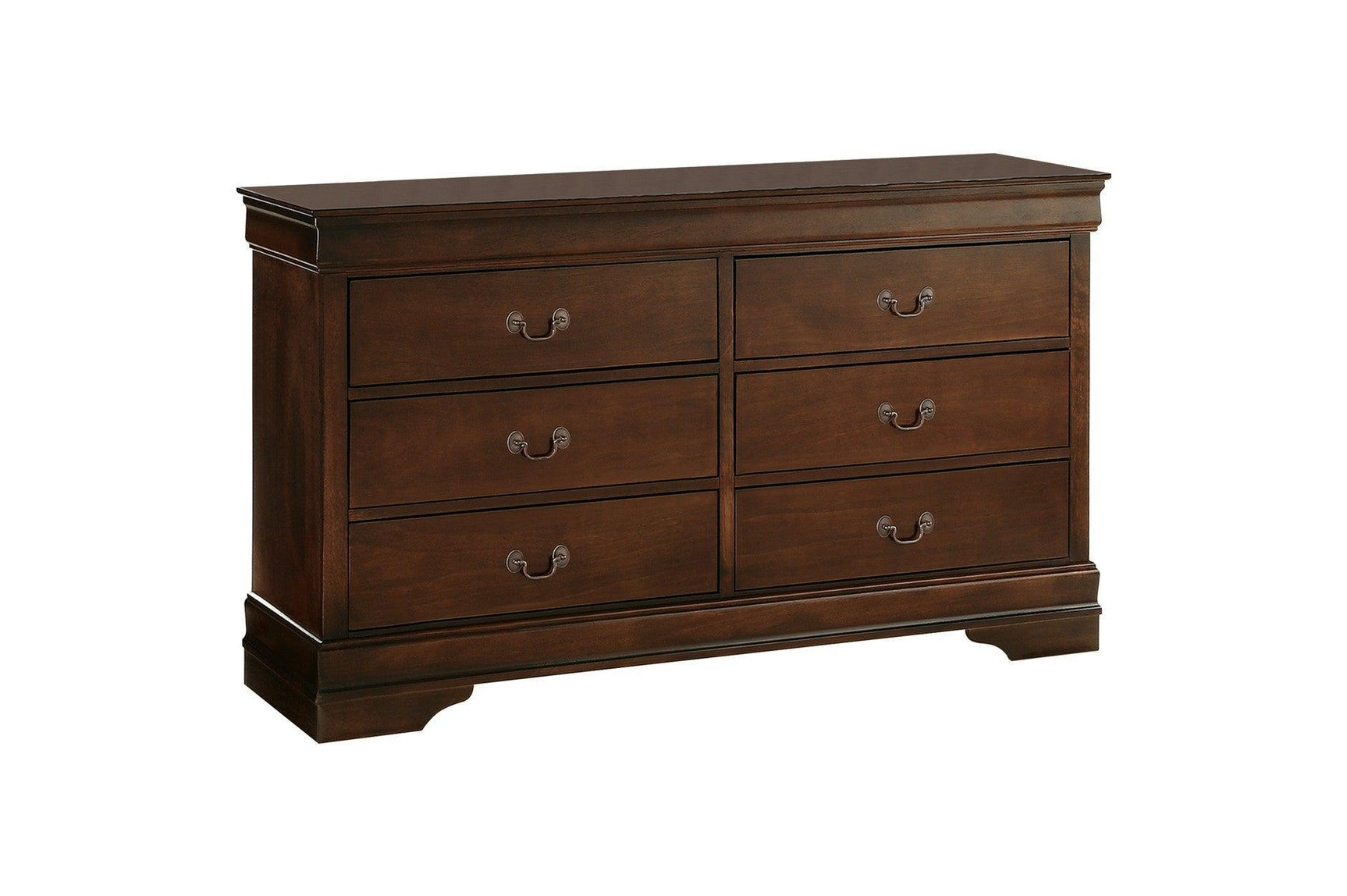 Mayville Brown Cherry Modern Traditional Okume Veneer Engineered Wood Youth Sleigh Bedroom Set - Ella Furniture