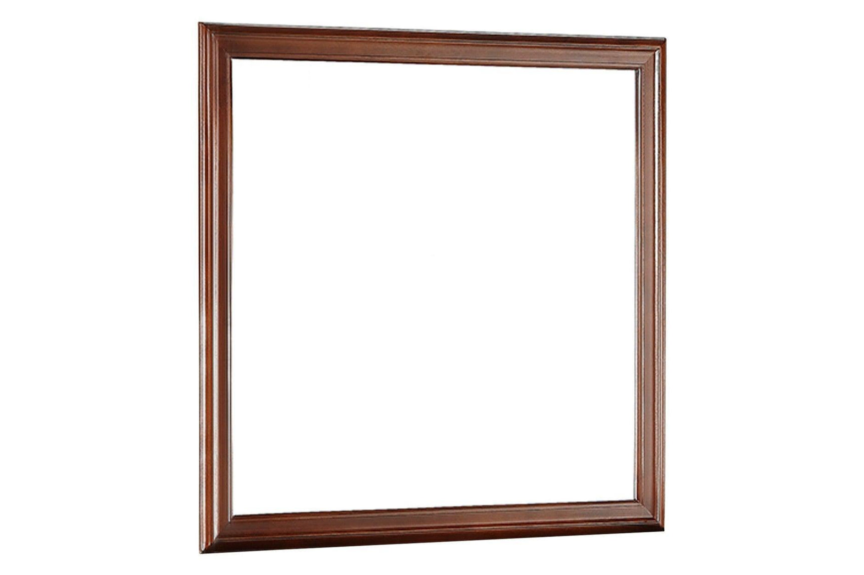Mayville Burnished Brown Cherry Modern Traditional Solid Wood Panel Bedroom Set - Ella Furniture