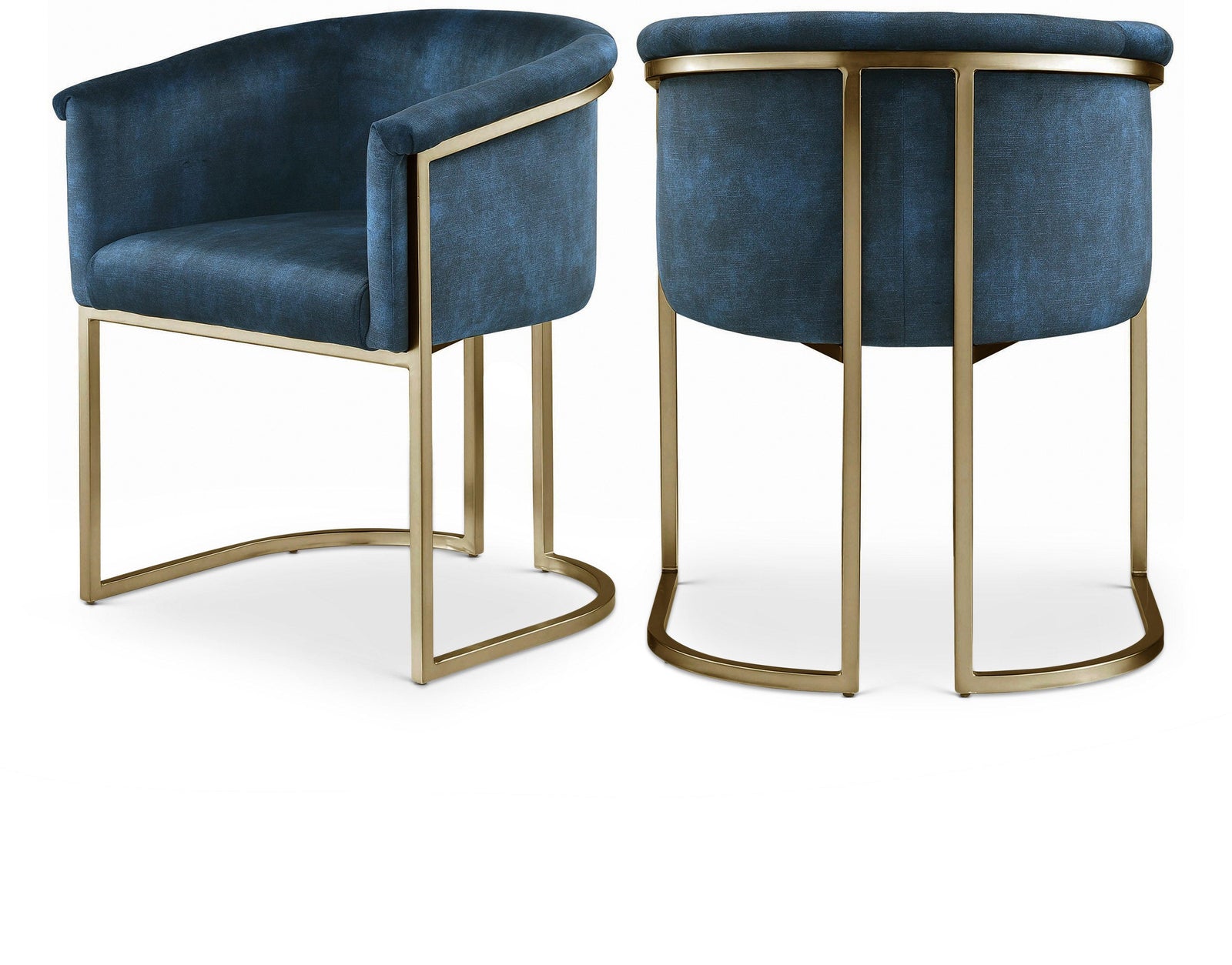 Tierra Blue Velvet Dining Chair - Ella Furniture