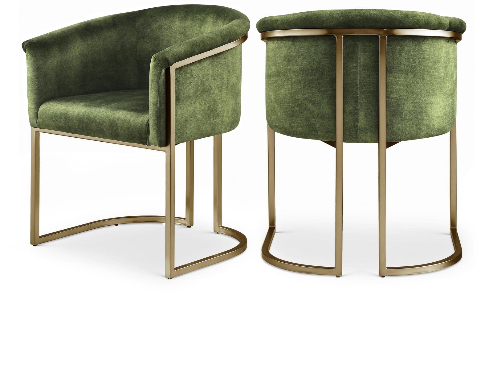 Tierra Green Velvet Dining Chair - Ella Furniture
