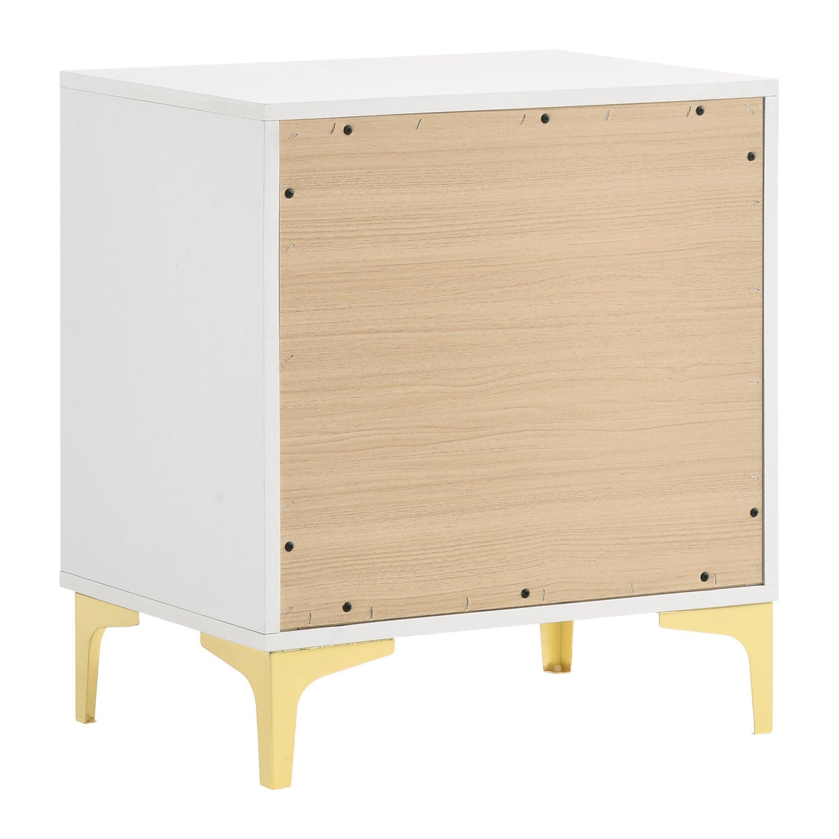 Kendall 2-Drawer Nightstand White - Ella Furniture
