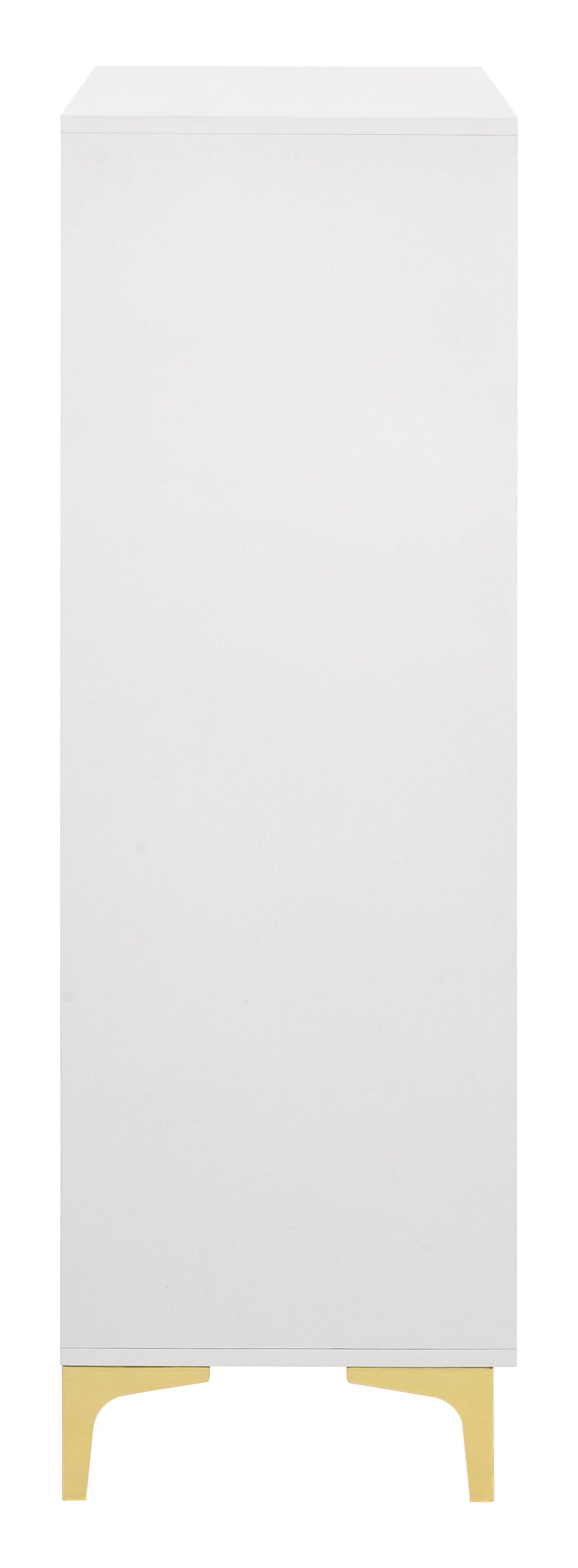 Kendall 5-Drawer Chest White - Ella Furniture