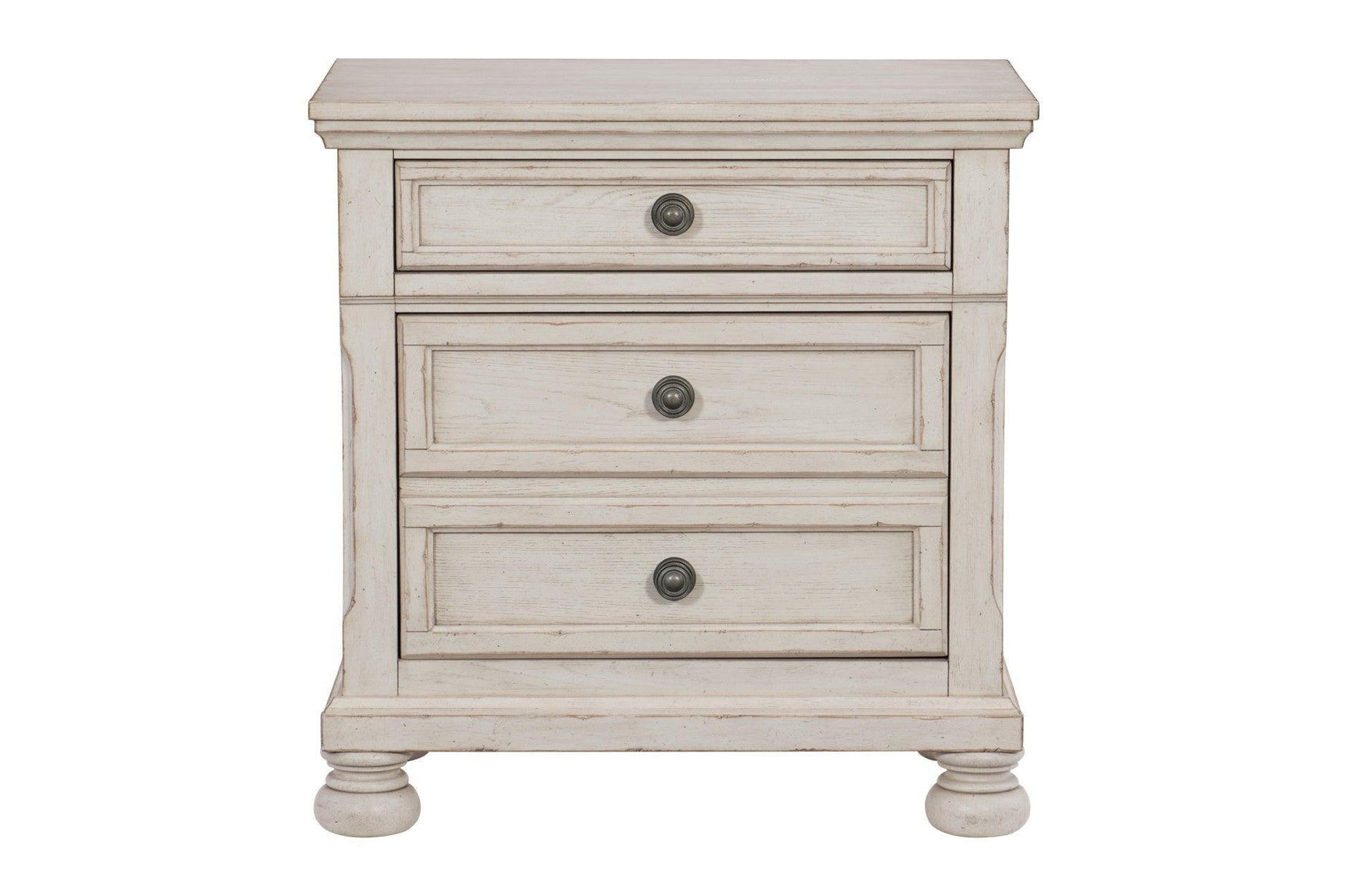 Bethel Antique White Modern Classic Transitional Solid Wood Sleigh Storage Bedroom Set - Ella Furniture