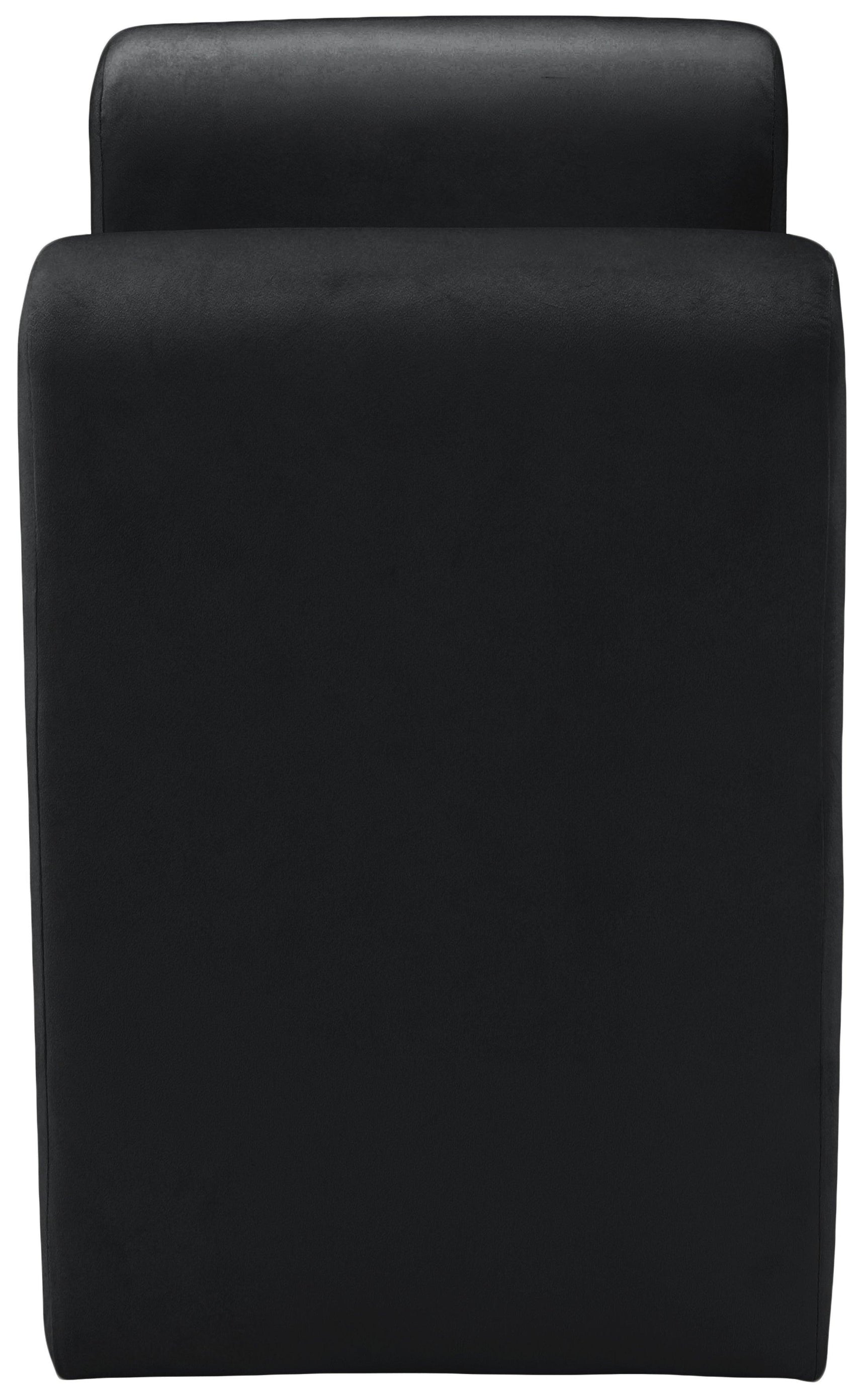 Sloan Black Velvet 31.5" Bench - Ella Furniture