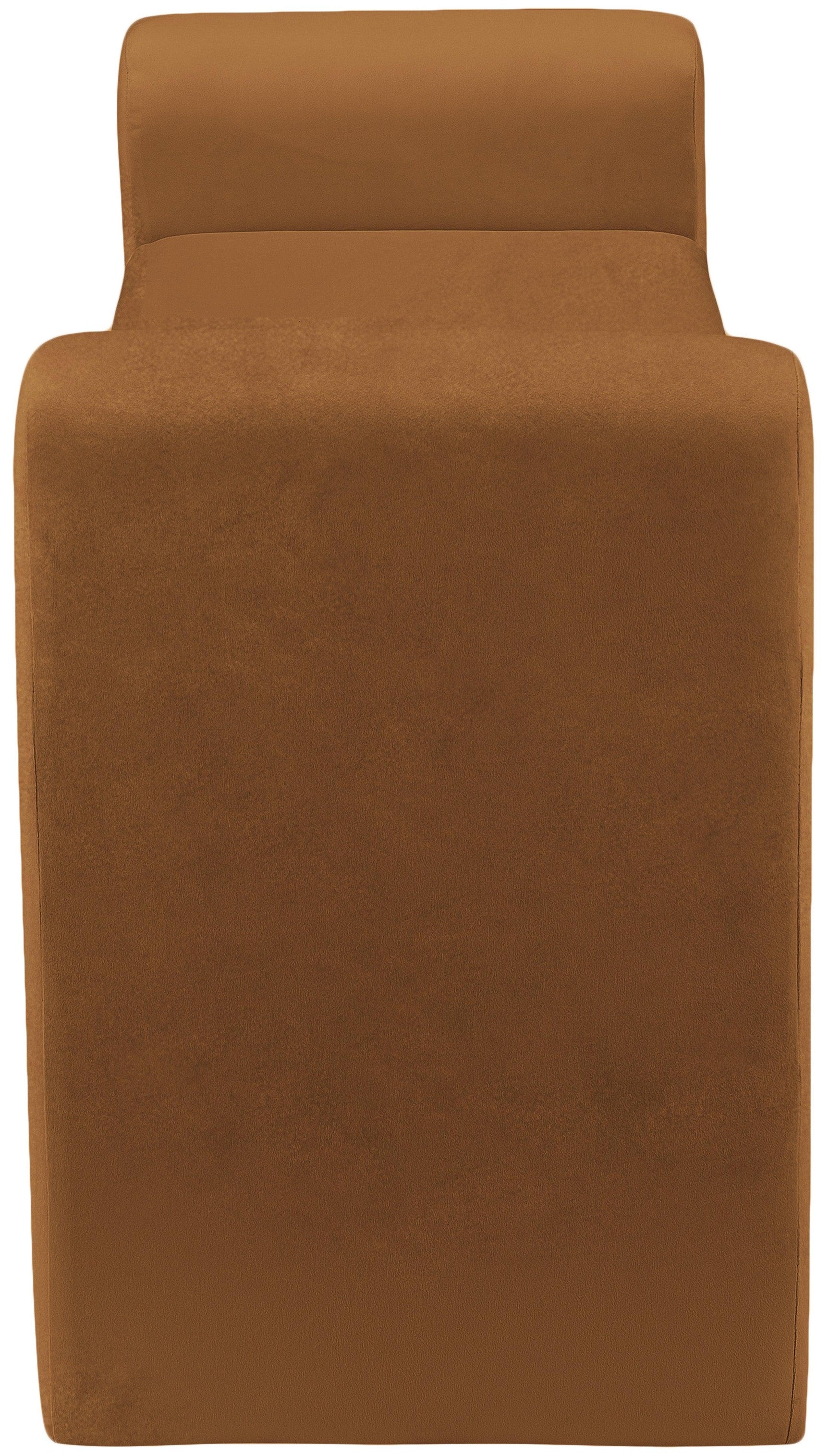 Sloan Saddle Velvet 51" Bench - Ella Furniture