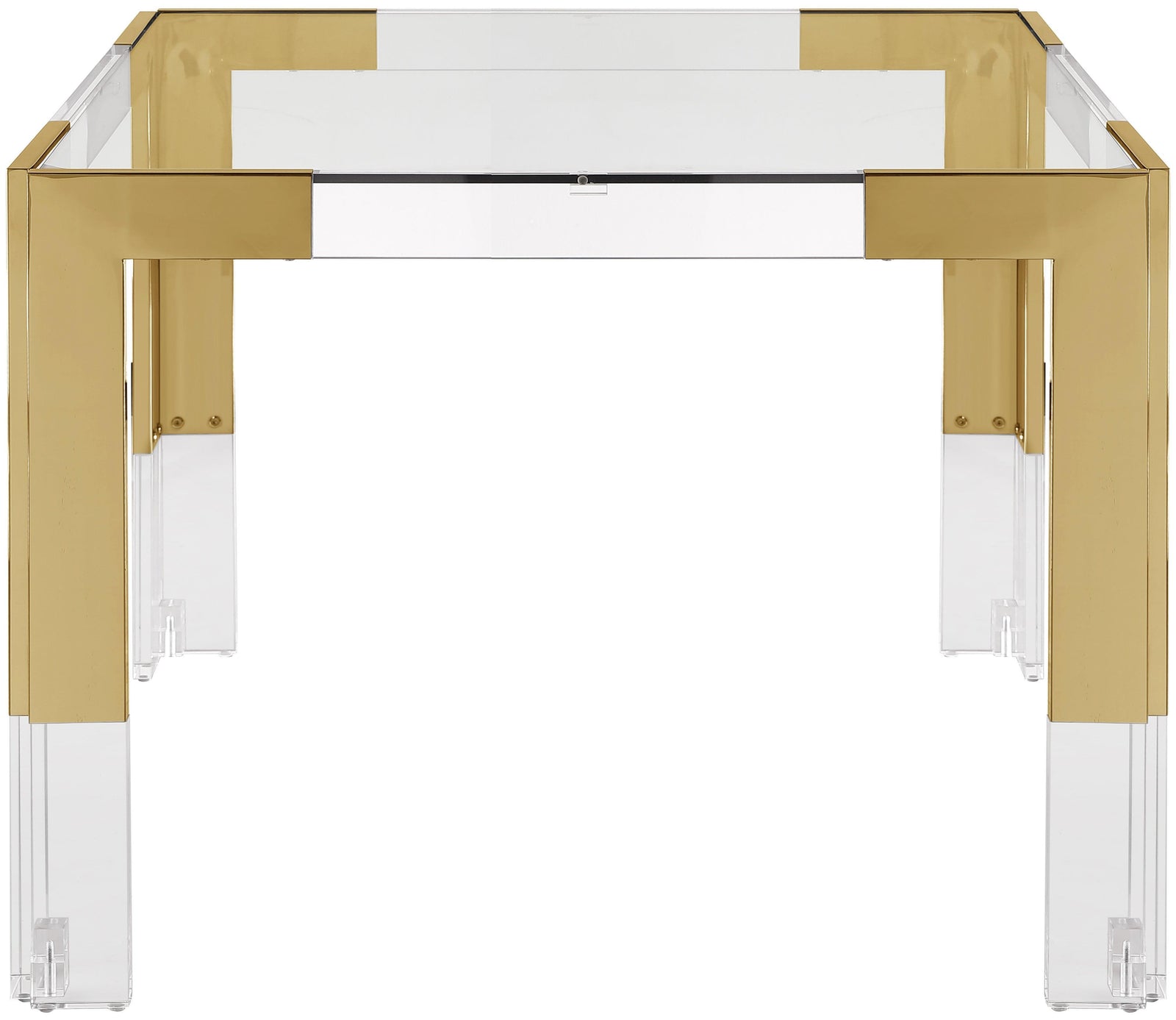 Casper Gold Dining Table 718-T - Ella Furniture
