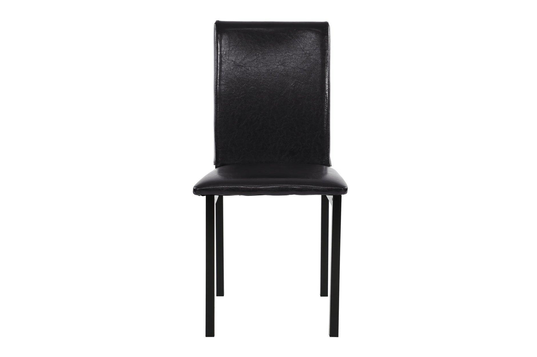Tempe Brown Solid Wood Faux Leather Upholstered Seat Faux Marble Top Rectangular Dining Room Set - Ella Furniture
