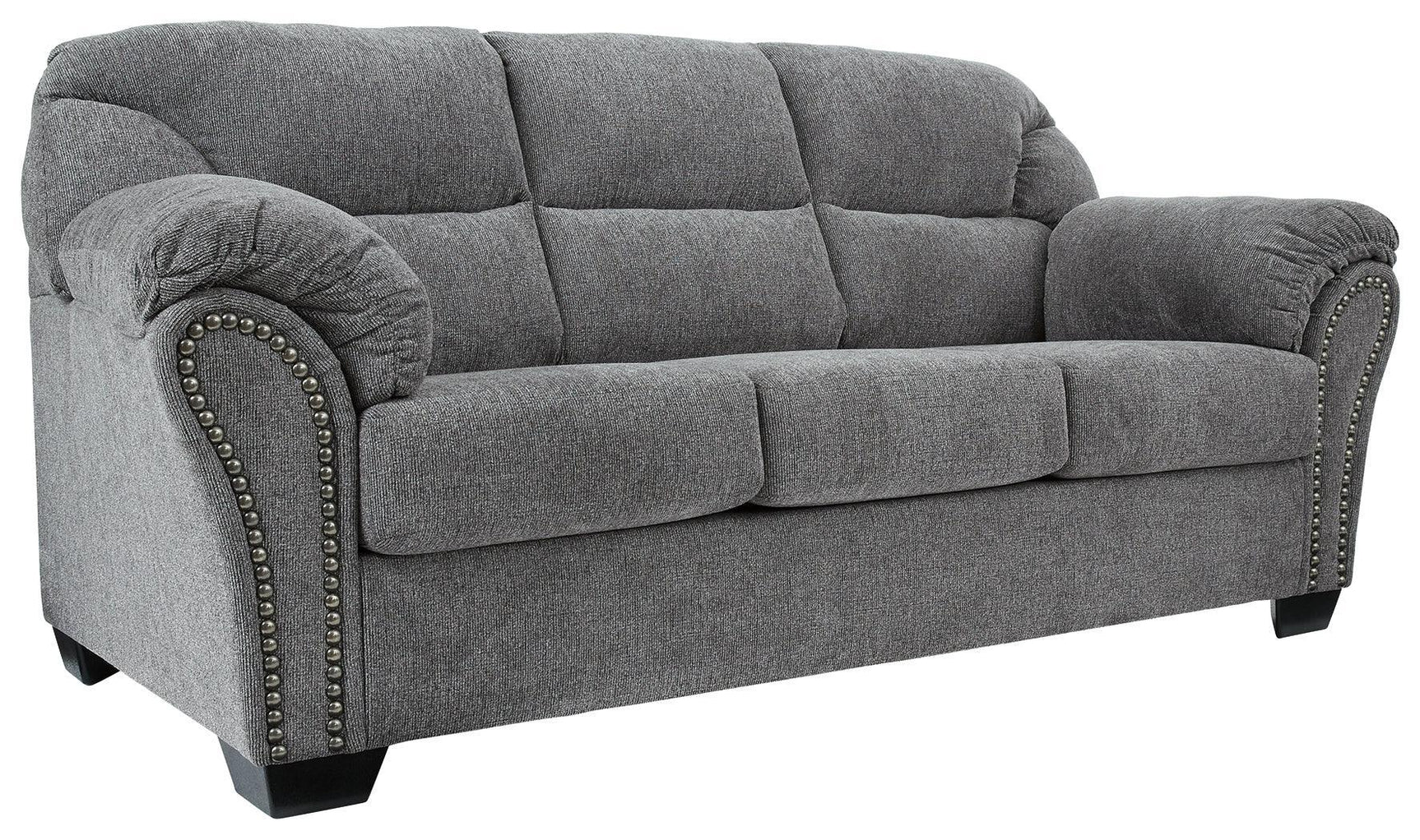 Allmaxx Pewter Chenille Sofa - Ella Furniture
