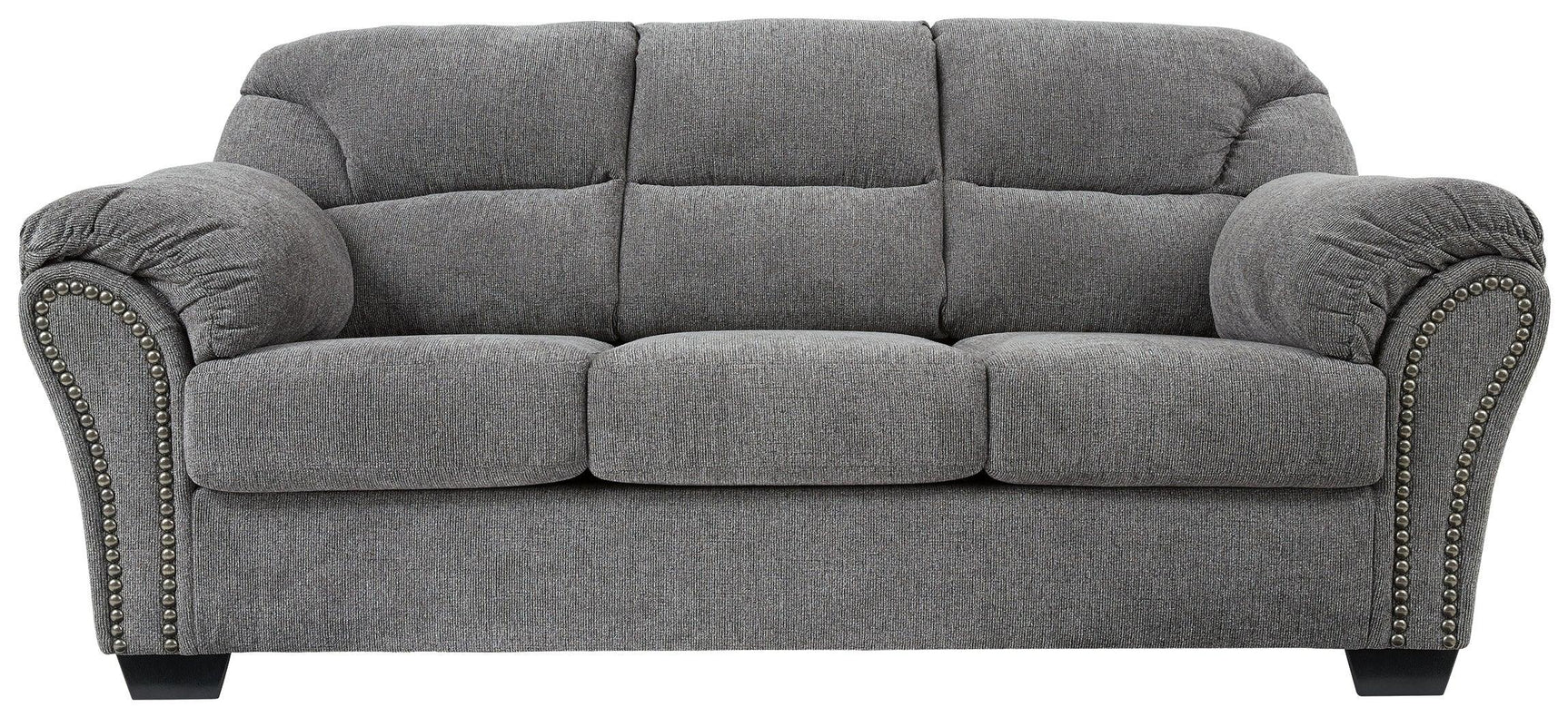 Allmaxx Pewter Chenille Sofa - Ella Furniture