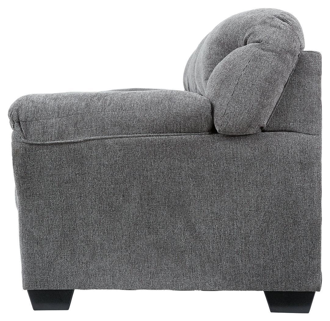 Allmaxx Pewter Chenille Sofa - Ella Furniture