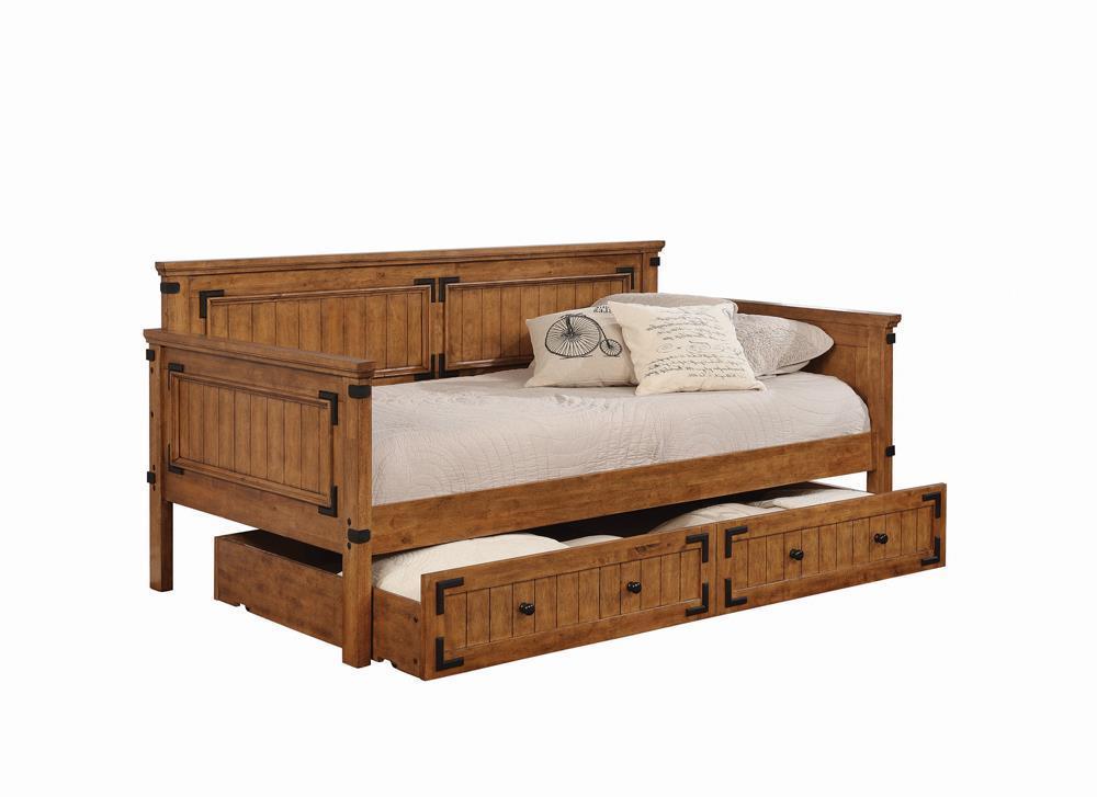 Oakdale Twin Daybed Rustic Honey - Ella Furniture