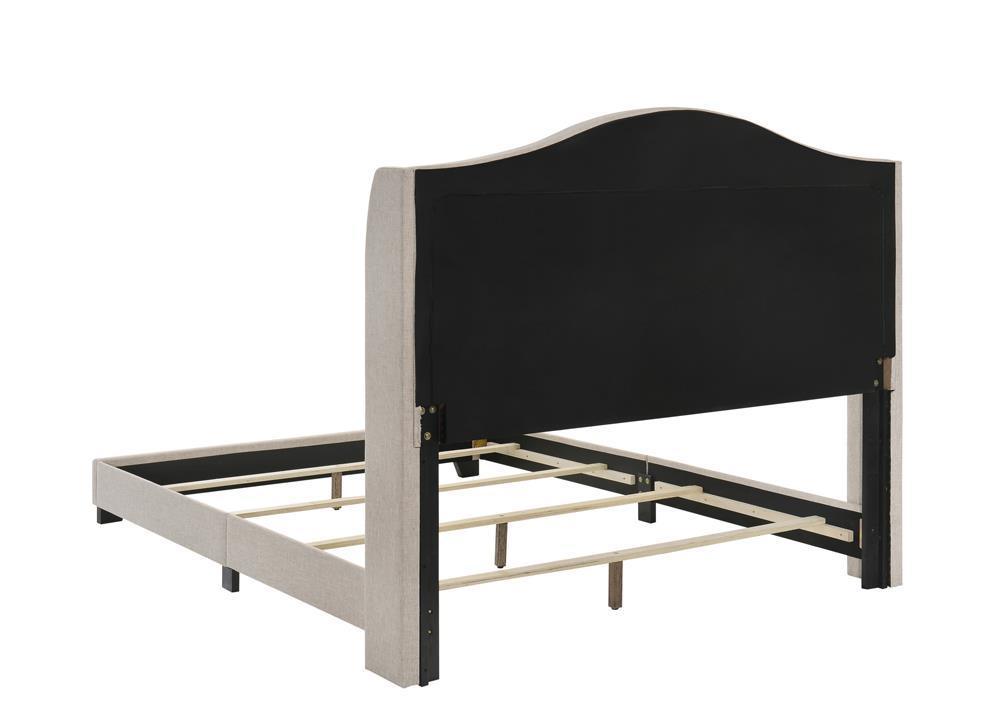 Sonoma Camel Back Eastern King Bed Beige - Ella Furniture