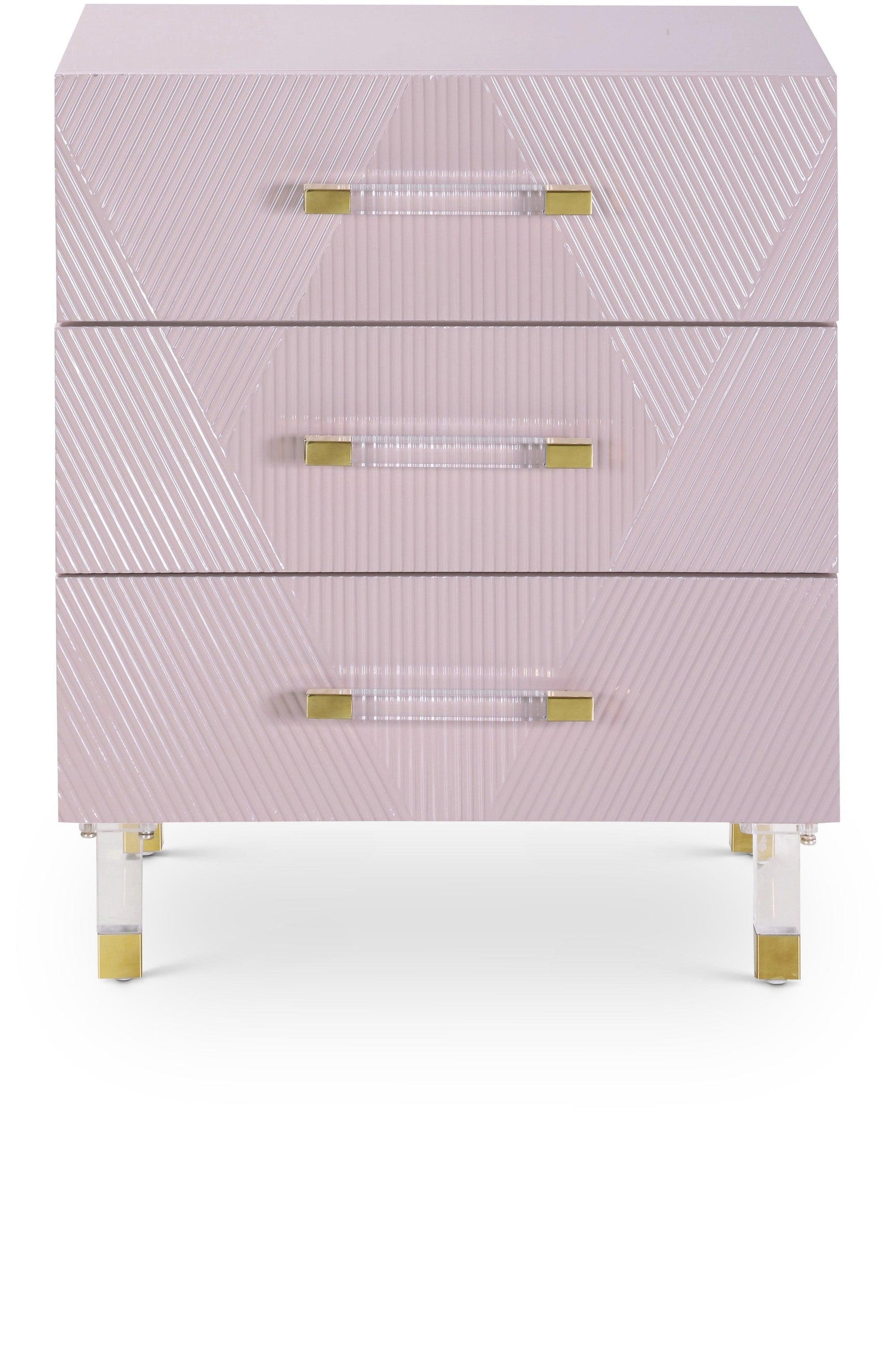 Anastasia Pink Side Table - Ella Furniture