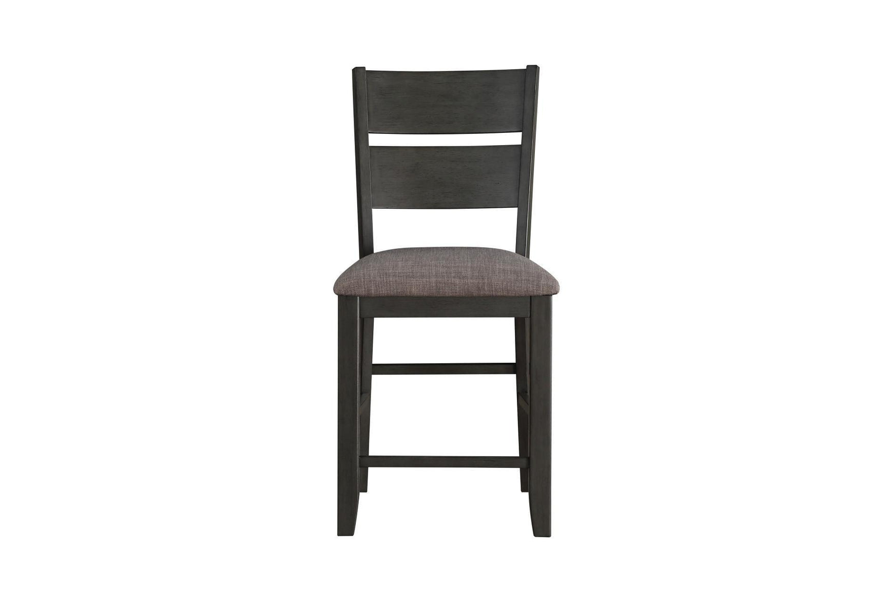 Baresford Gray Finish Contemporary Solid Wood Fabric Upholstery Storage Square Dining Room Set - Ella Furniture