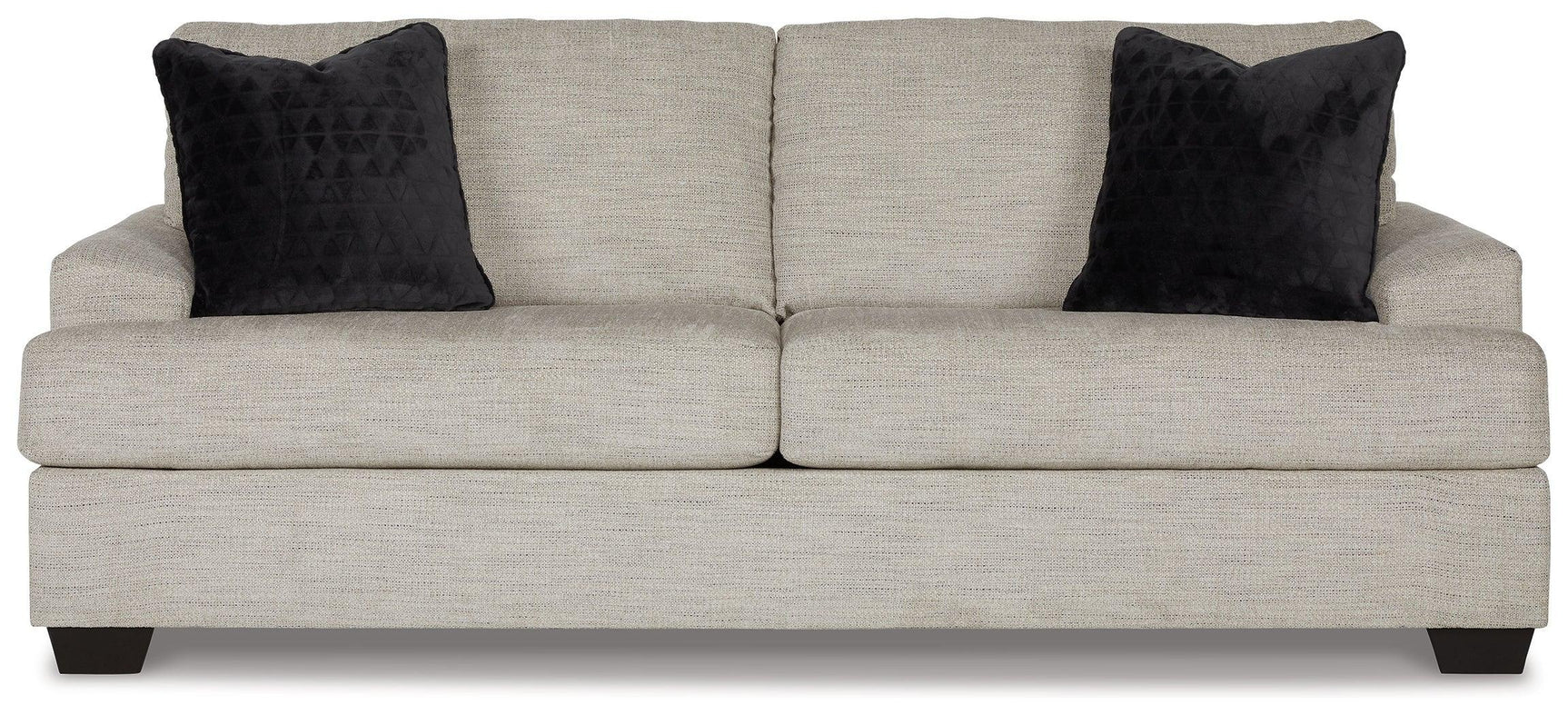 Vayda Pebble Chenille Sofa - Ella Furniture
