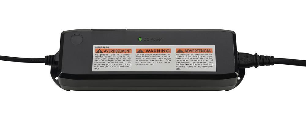 Negan Twin Xl Adjustable Bed Base Grey And Black - Ella Furniture