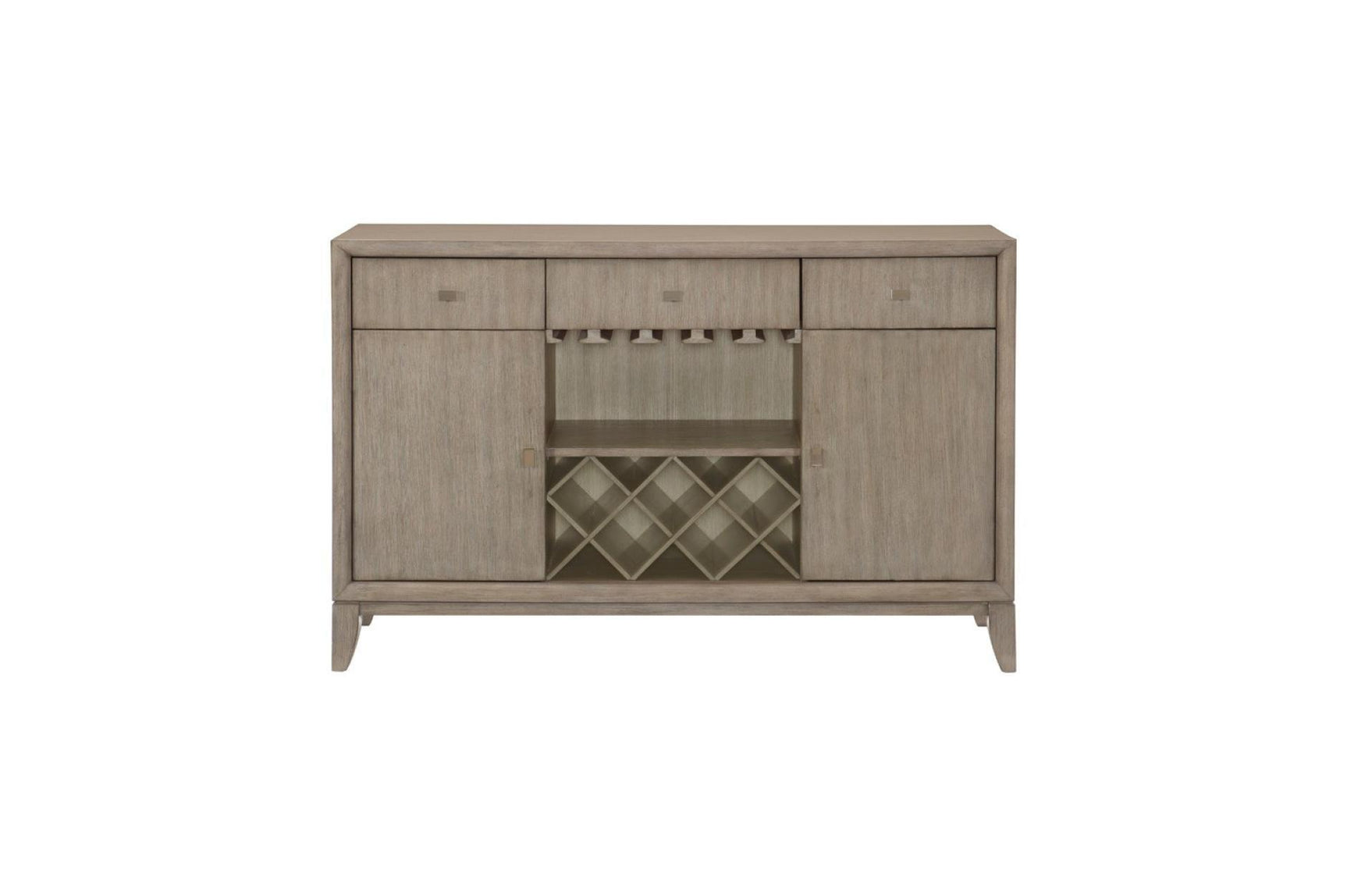 Mckewen Gray Modern Contemporary Solid Wood Fabric Upholstery Seat Rectangular Dining Room Set - Ella Furniture