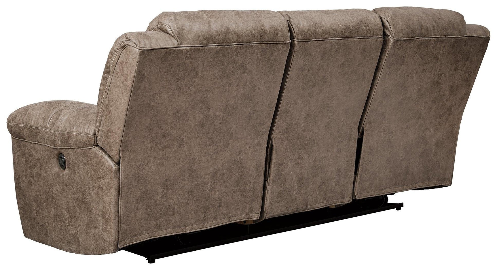 Stoneland Fossil Faux Leather Power Reclining Sofa - Ella Furniture