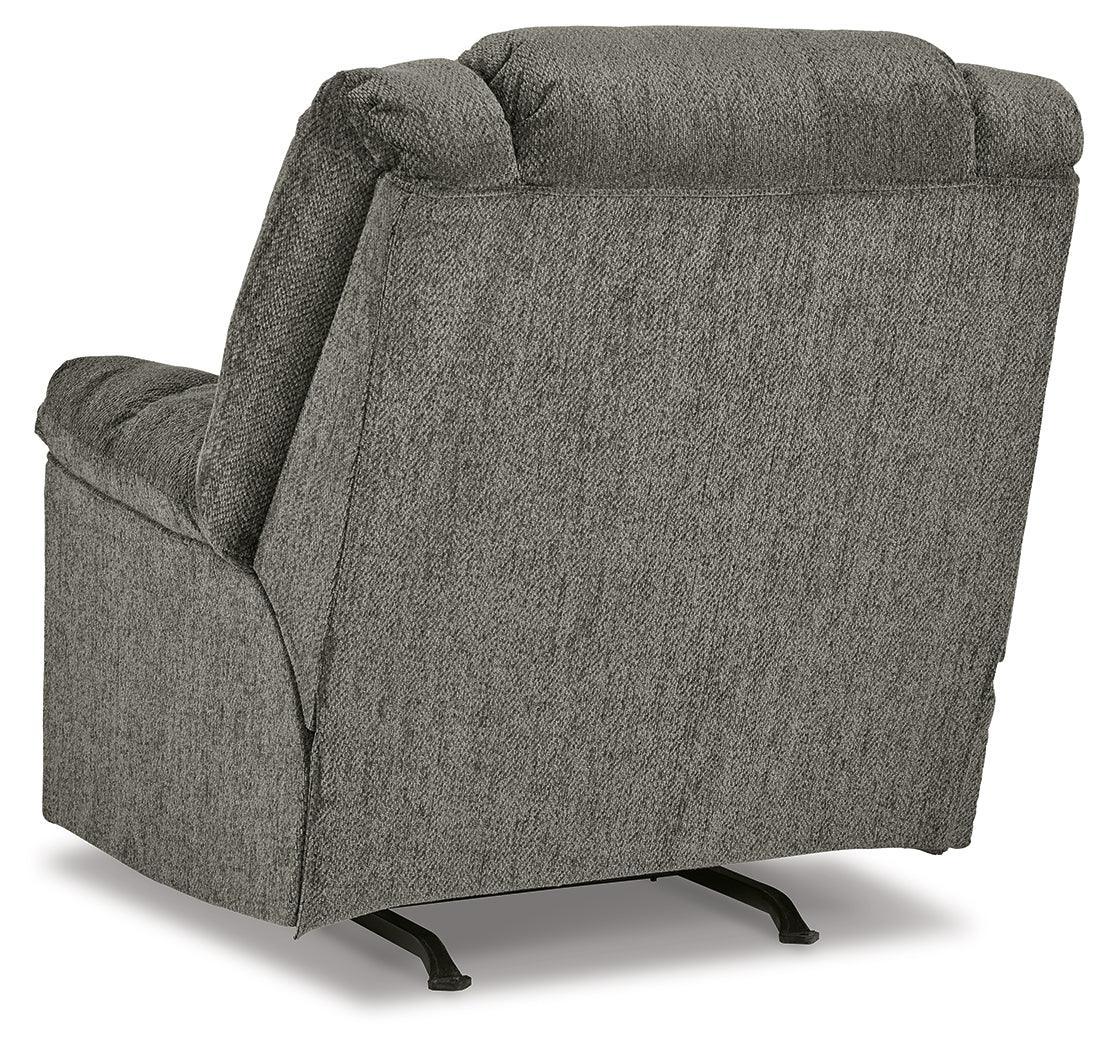 Kegler Putty Chenille Recliner - Ella Furniture