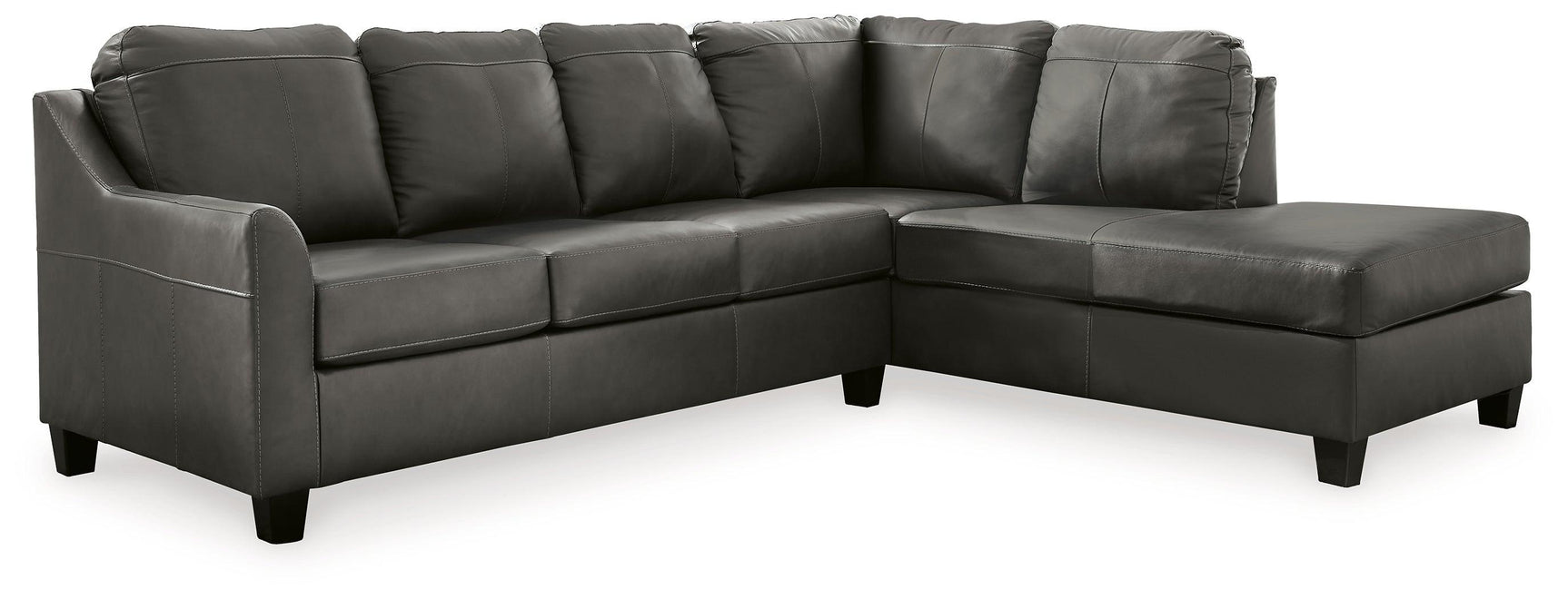 Valderno Fog 2-Piece Sectional With Chaise - Ella Furniture