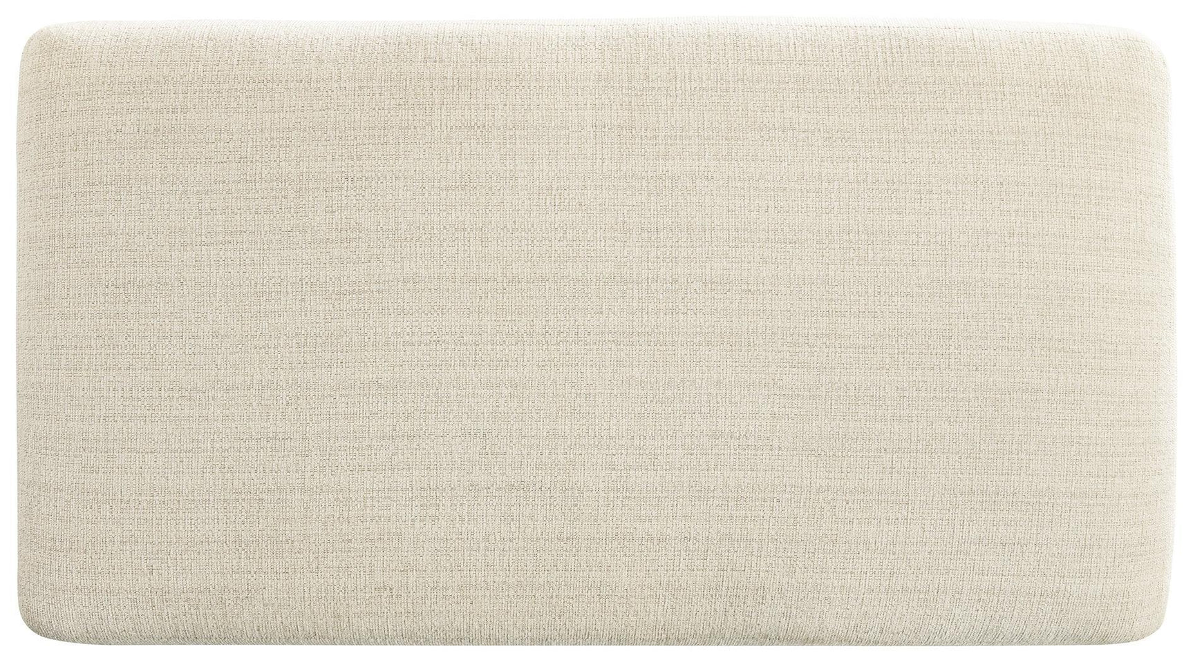 Maggie Birch Chenille Ottoman - Ella Furniture