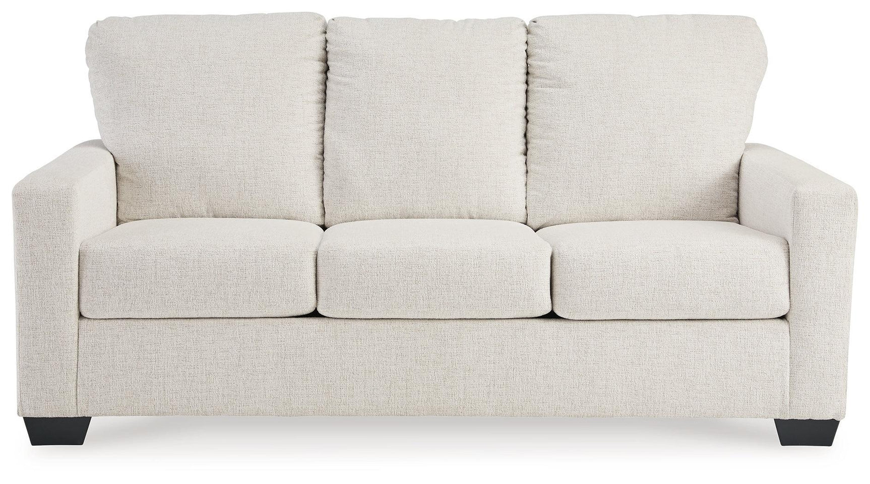 Rannis Snow Chenille Full Sofa Sleeper - Ella Furniture