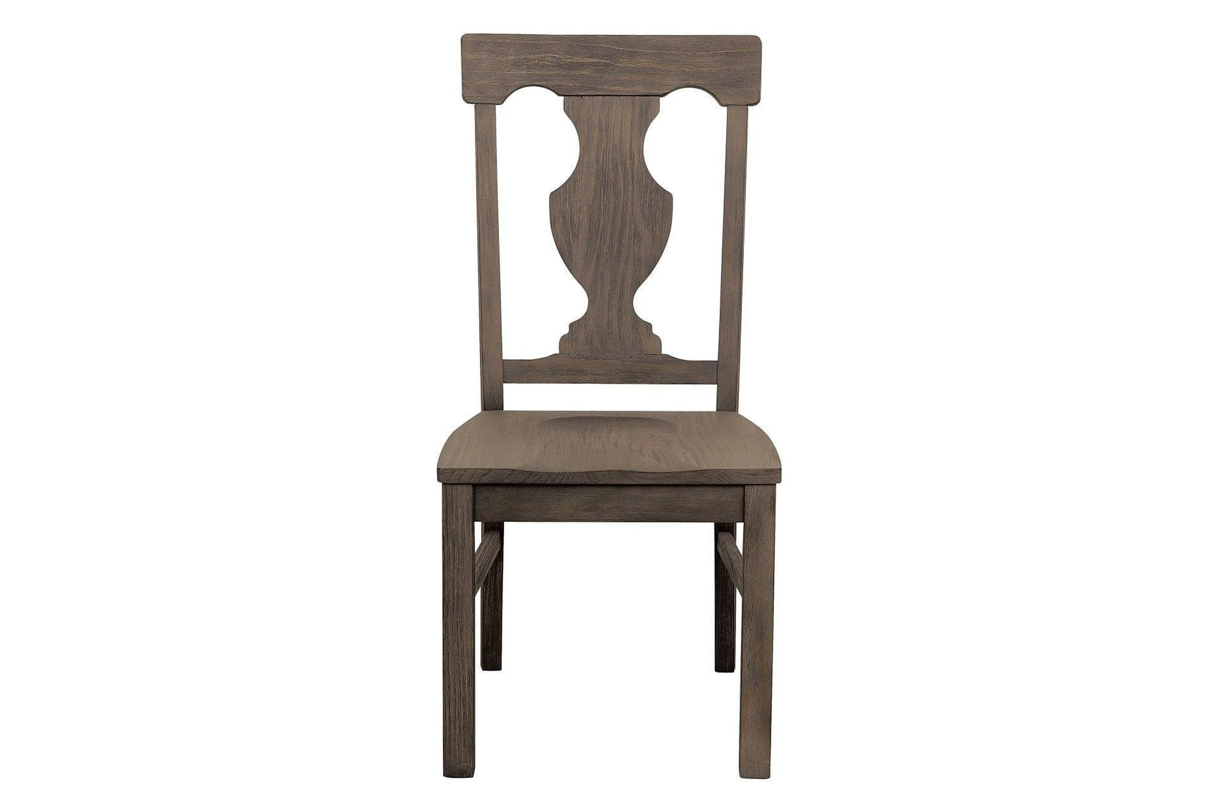 Toulon Dark Oak Rustic Finish Classic Solid Wood Rectangular Dining Set - Ella Furniture
