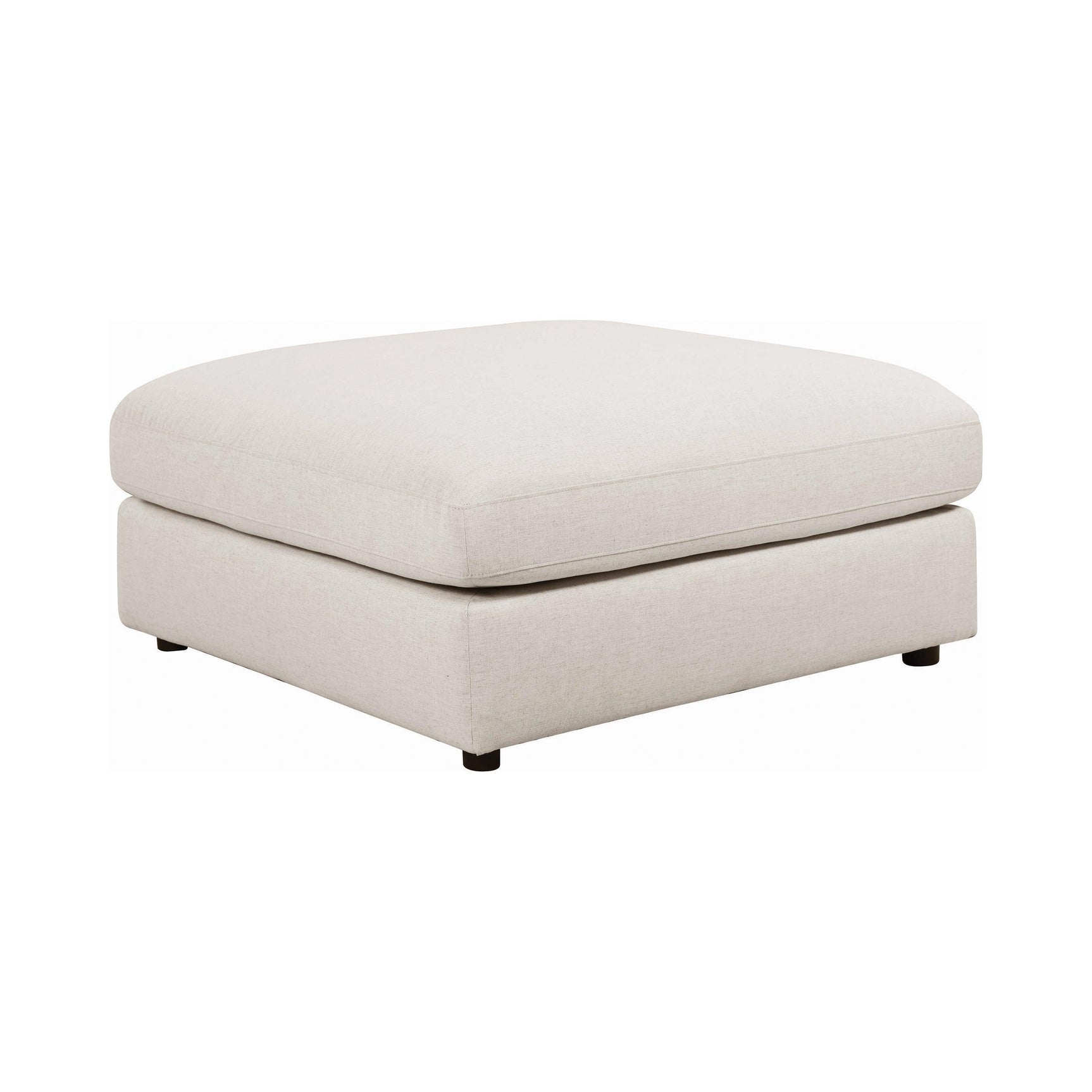Lamont Rectangular Upholstered Bench Natural And Navy - Ella Furniture