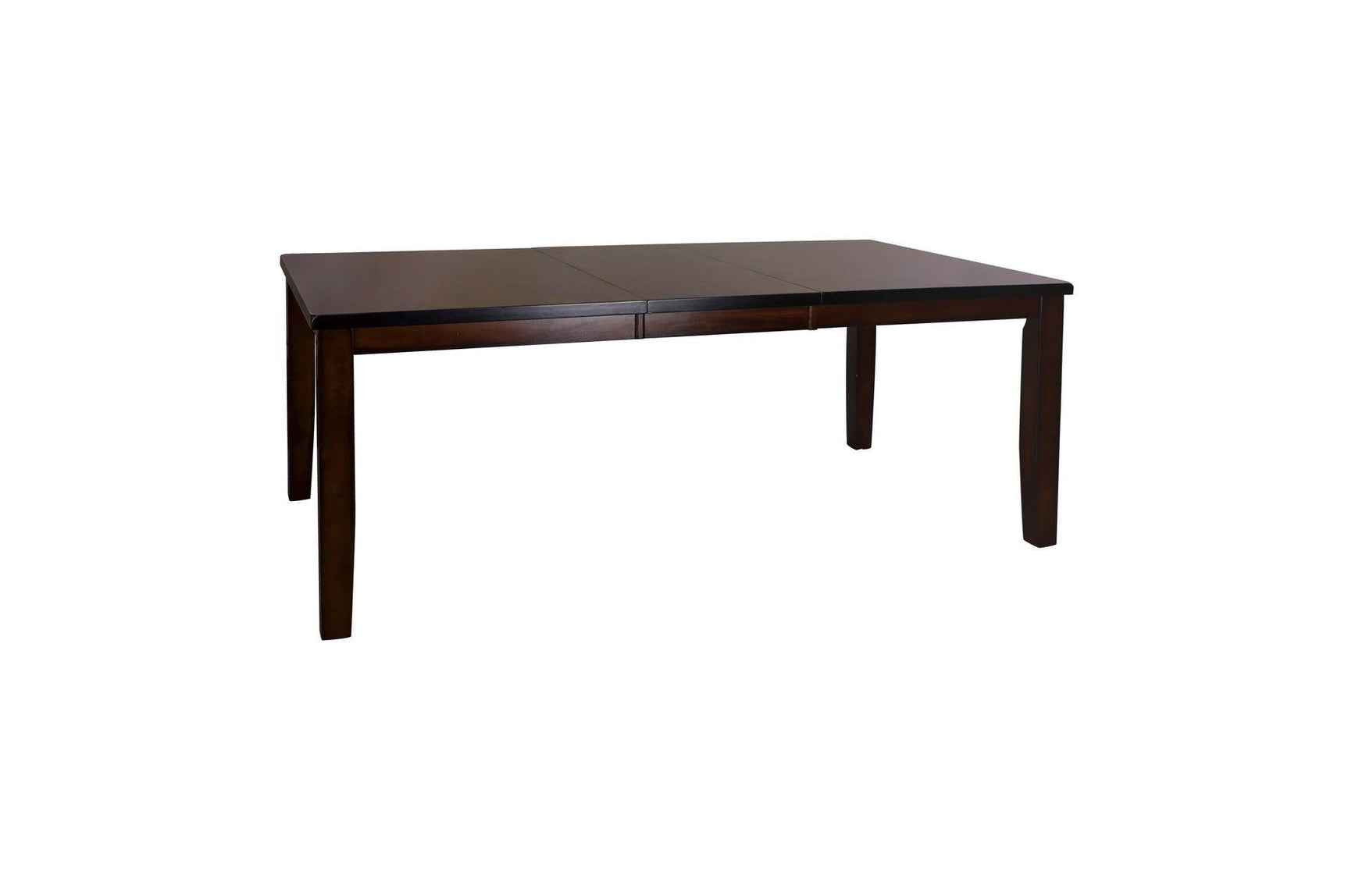 Mantello Dark-Brown Wood Faux Leather Upholstered Seat Rectangular Counter Height Dining Room Set - Ella Furniture