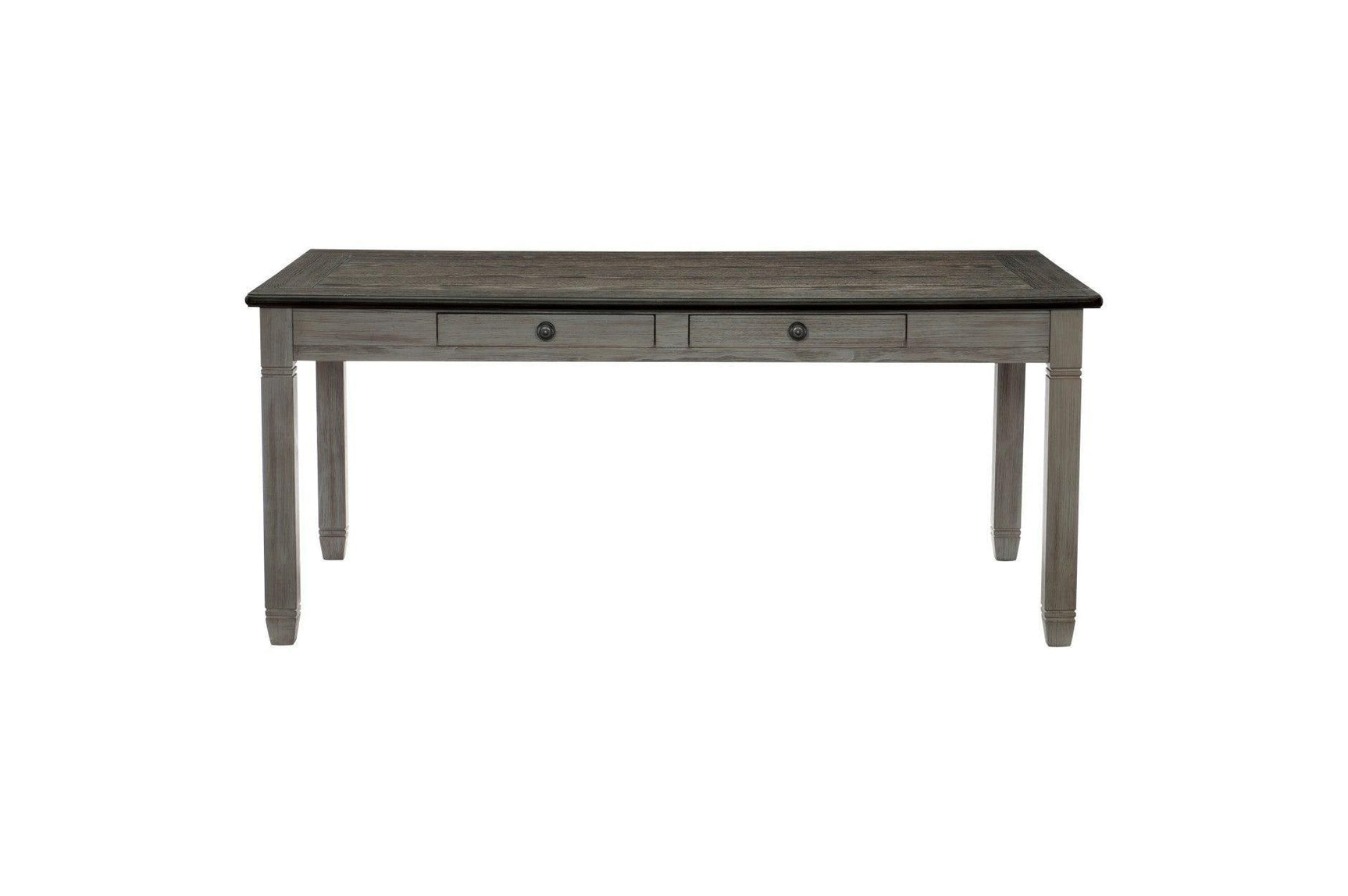 Granby Gray Modern Casual Solid Wood Fabric Upholstered Seat Rectangular Dining Room Set - Ella Furniture