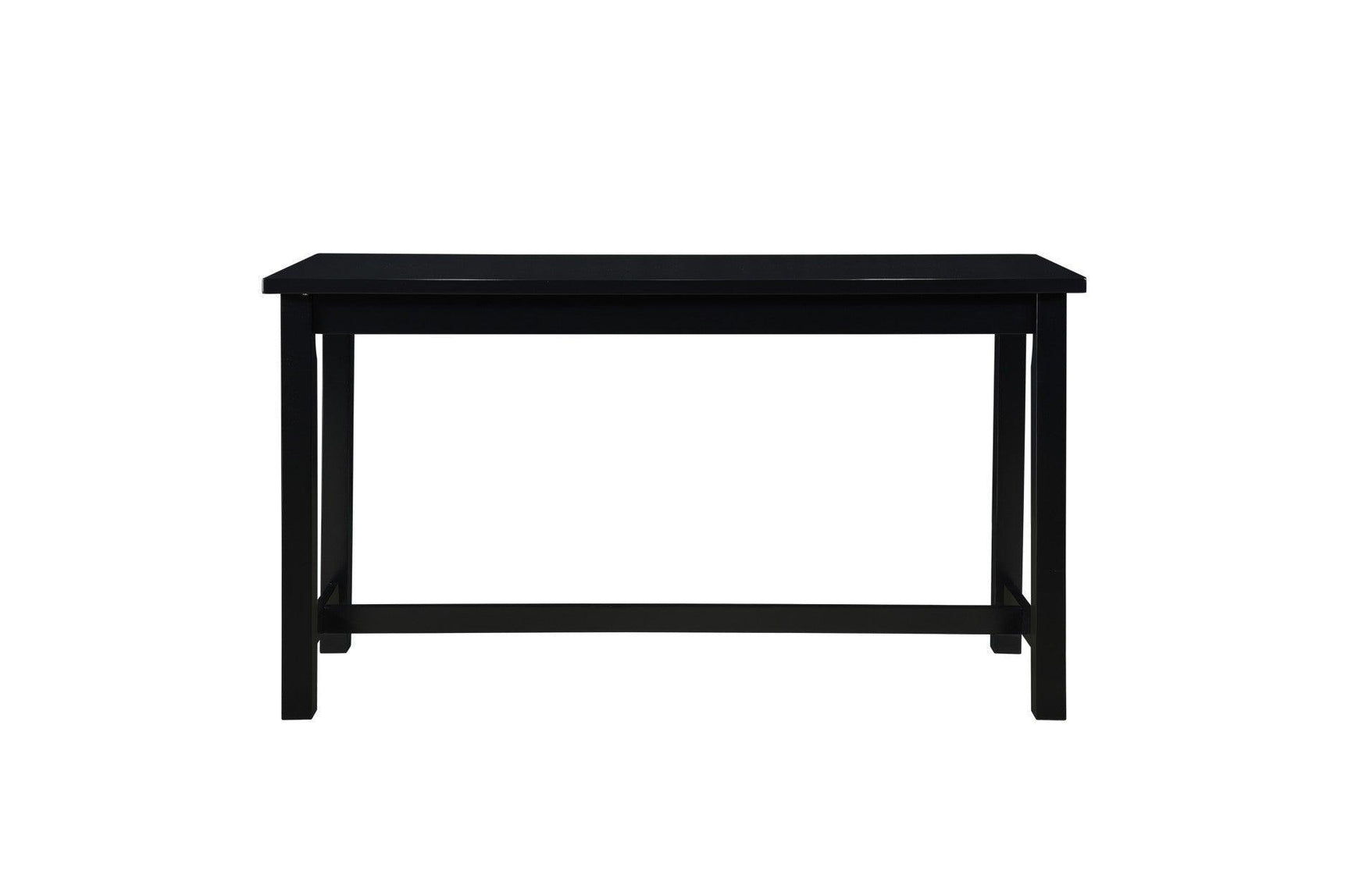 Connected Black Modern Casual Wood And Metal Fabric Upholstery Counter Height Dining Room Set - Ella Furniture