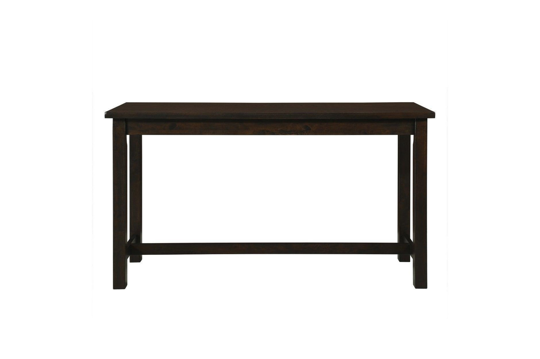 Connected Espresso Modern Casual Wood And Metal Fabric Upholstery Counter Height Dining Room Set - Ella Furniture