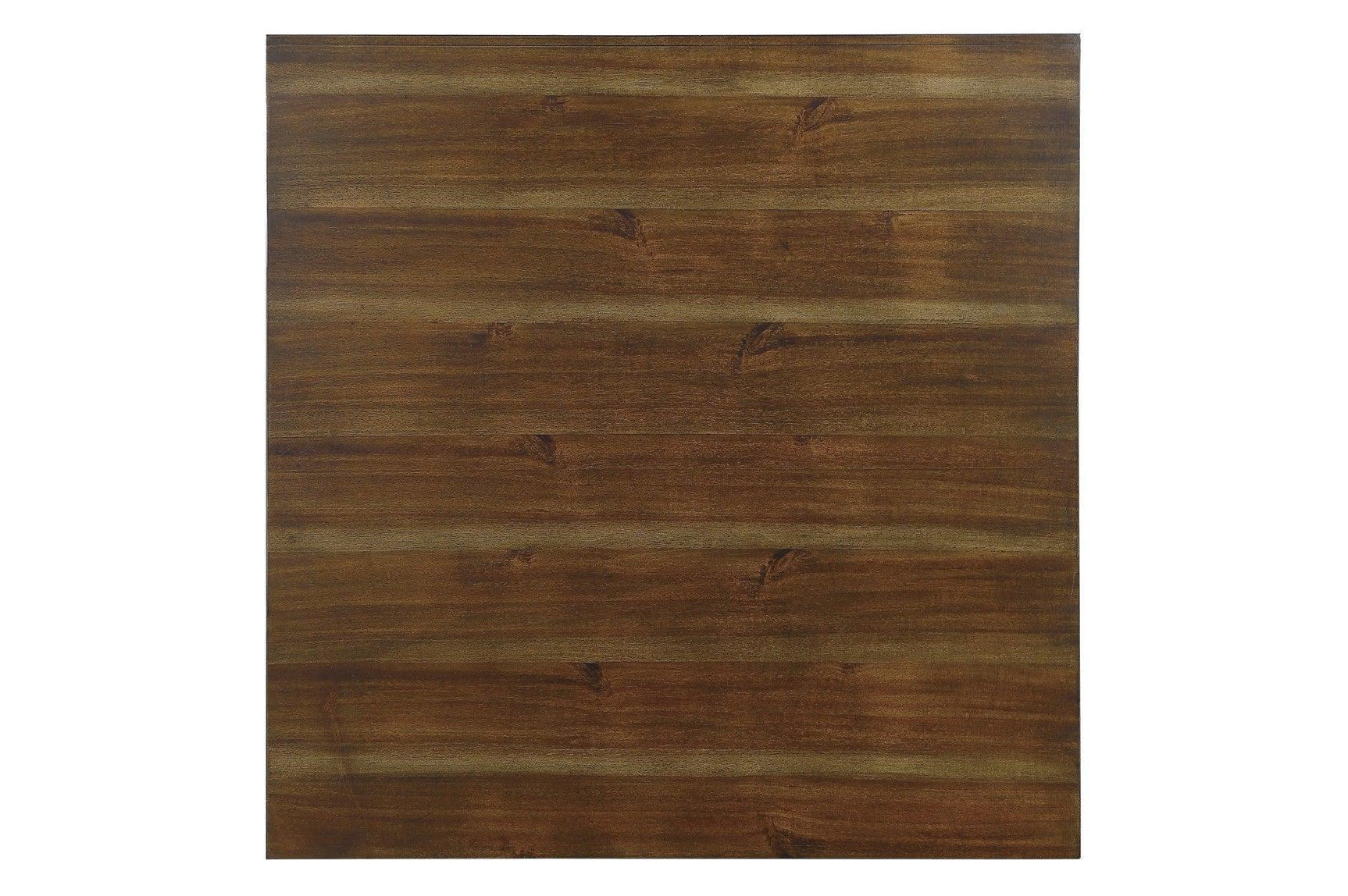 Weston Brown Rustic Modern Transitional Acacia Veneer Faux Leather Seat Square Dining Room Set - Ella Furniture