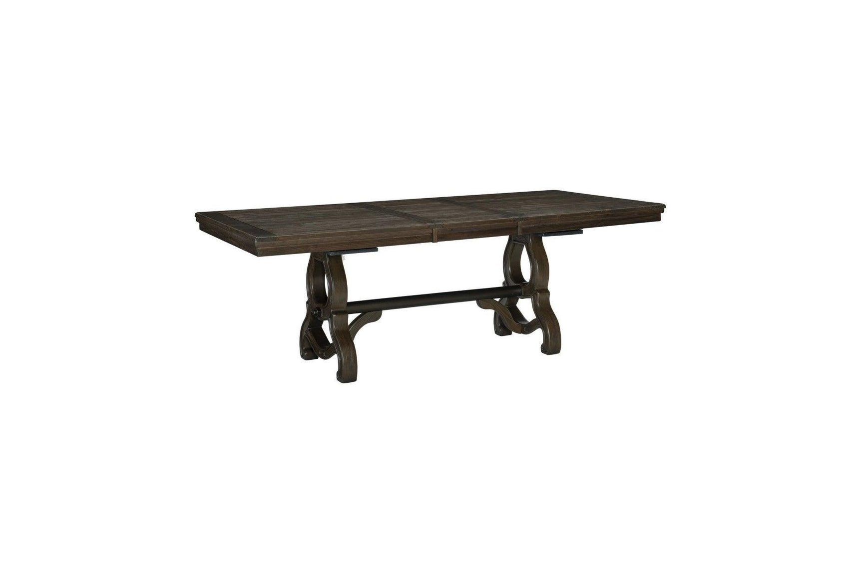 Gloversville Neutral Solid Wood Fabric Upholstered Seat Rectangular Dining Room Set - Ella Furniture