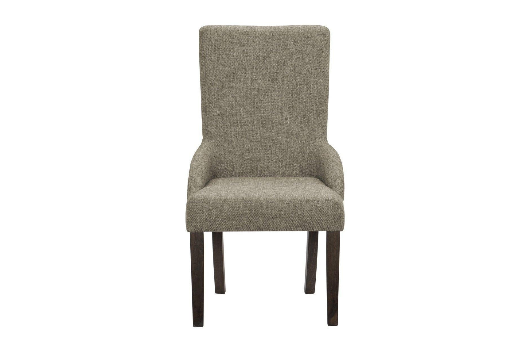 Gloversville Neutral Solid Wood Fabric Upholstered Seat Rectangular Dining Room Set - Ella Furniture