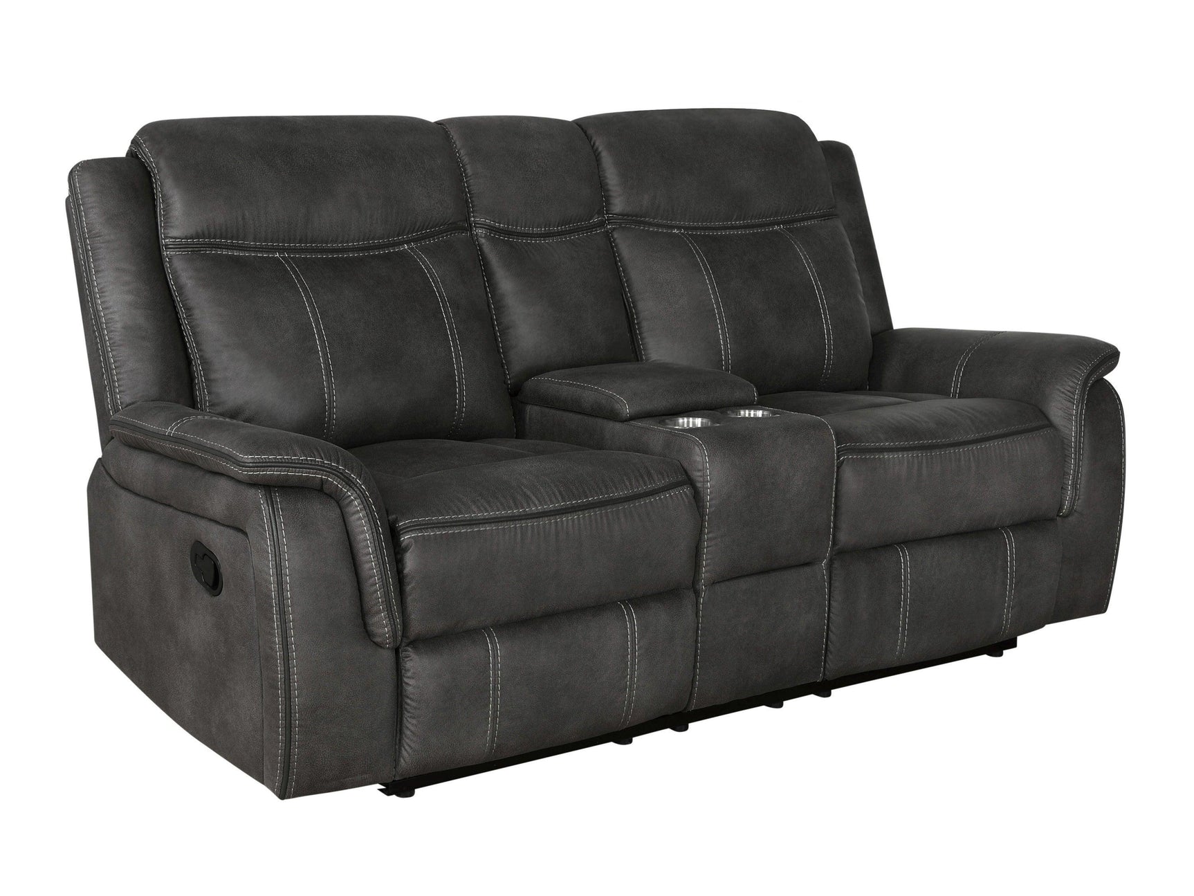 Lawrence Upholstered Tufted Back Motion Sofa 603504 - Ella Furniture