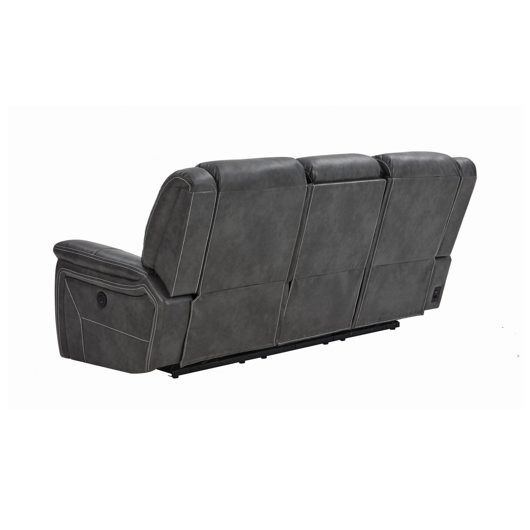 Conrad Upholstered Motion Sofa Cool Grey - Ella Furniture