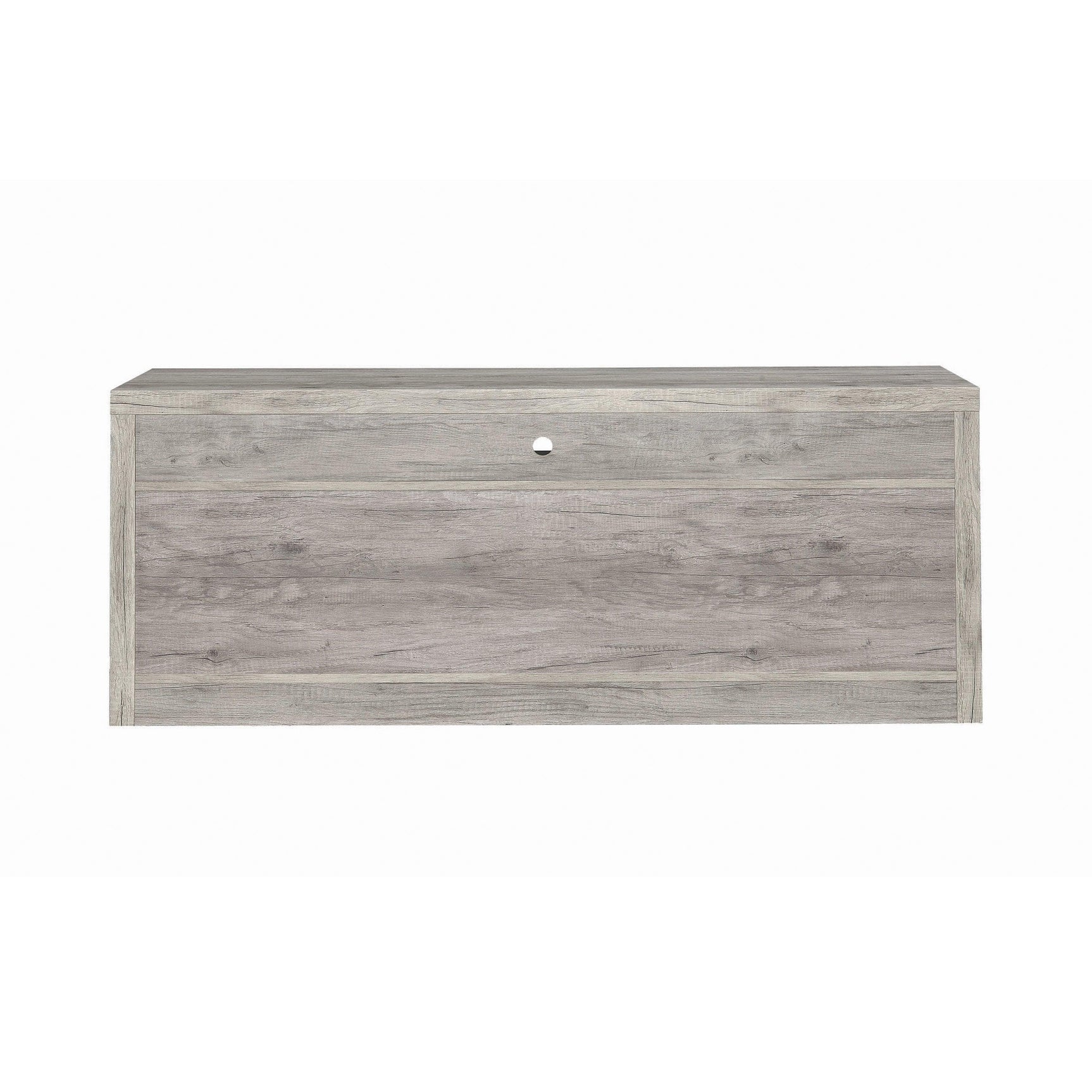 Burke 2-Drawer Tv Console Grey Driftwood - Ella Furniture