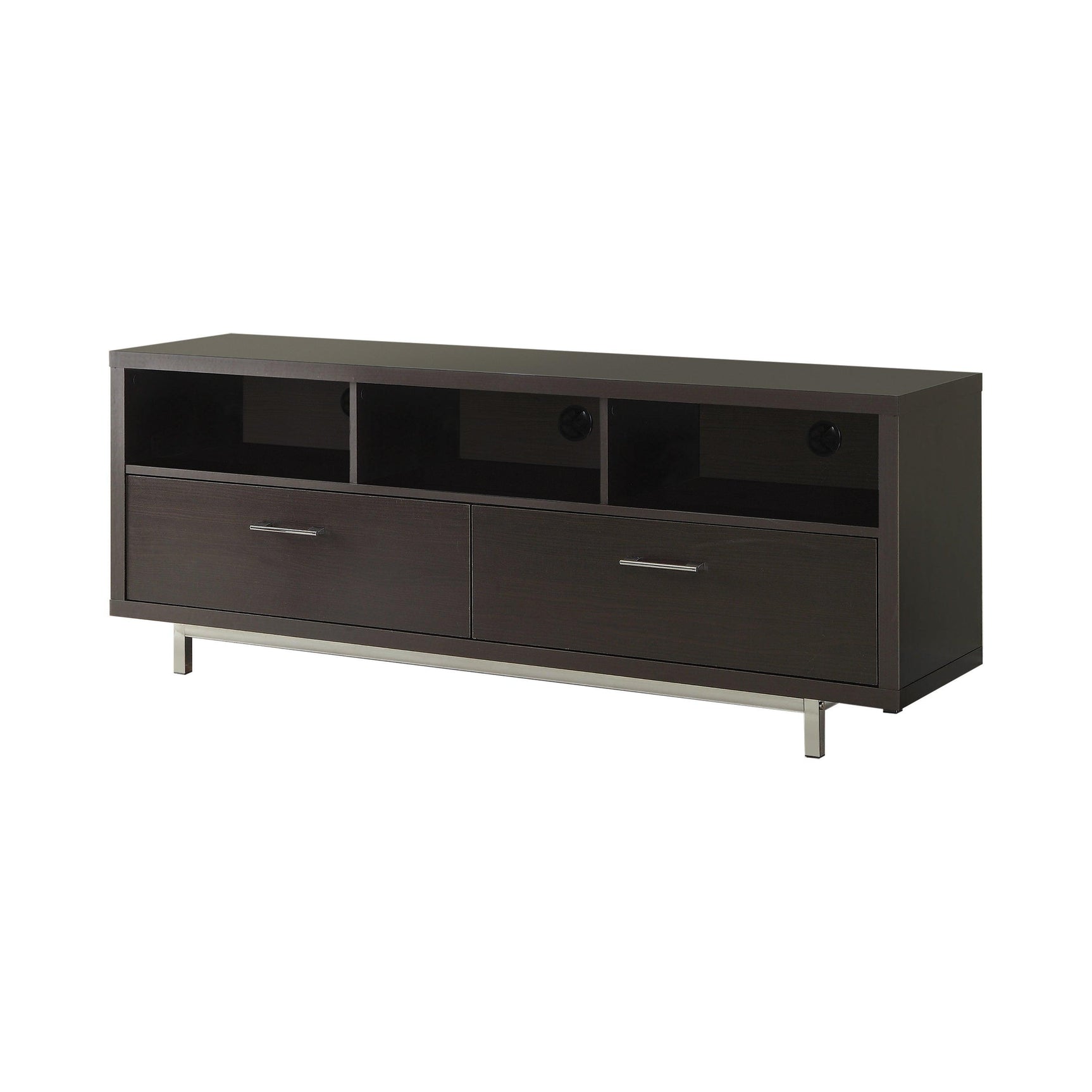 Casey 2-Drawer Rectangular Tv Console Cappuccino - Ella Furniture
