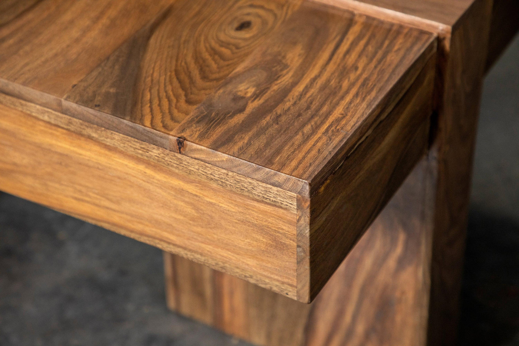 Skeet Wooden Square Coffee Table Natural Sheesham - Ella Furniture