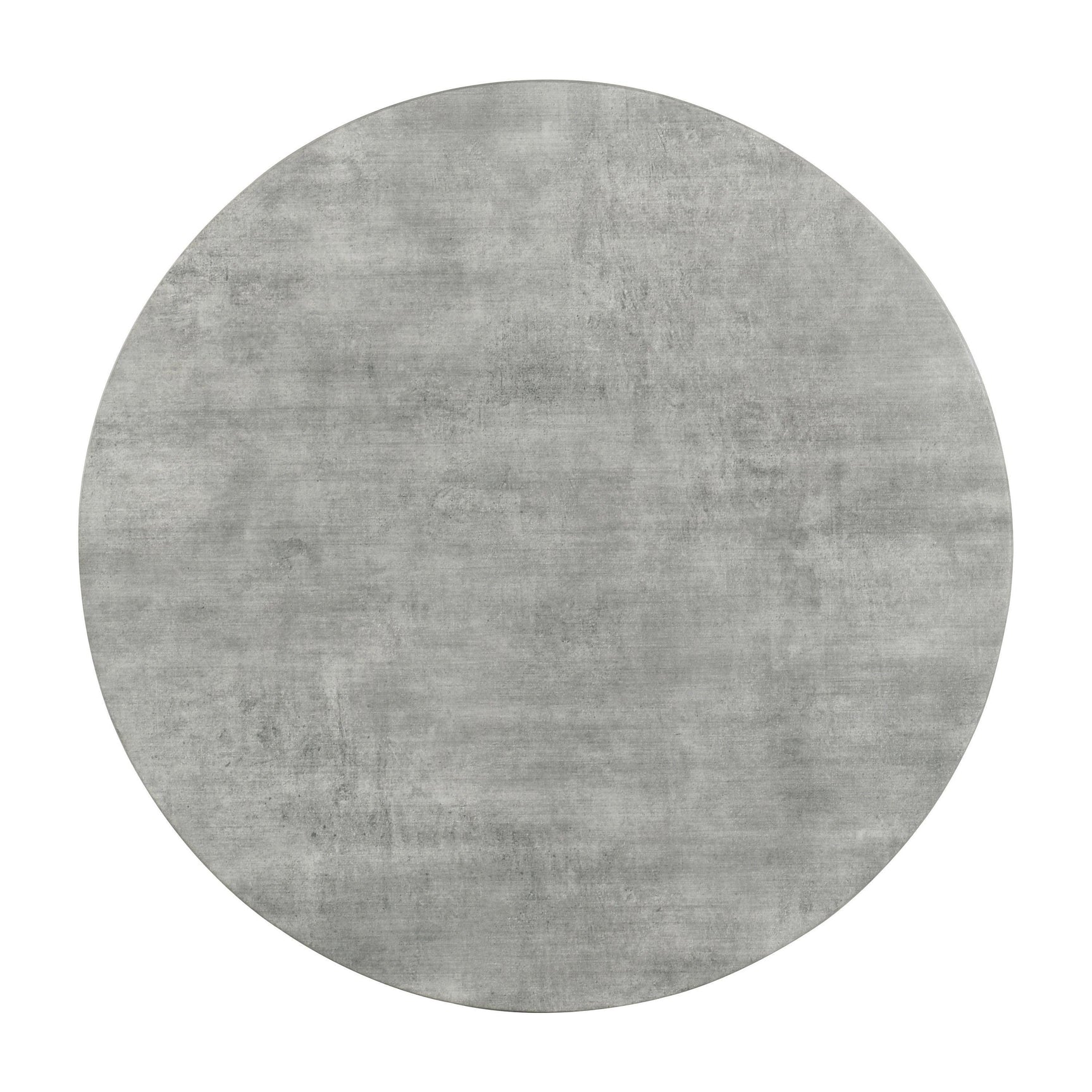 Hadi Round Coffee Table With Hairpin Legs Cement And Gunmetal - Ella Furniture