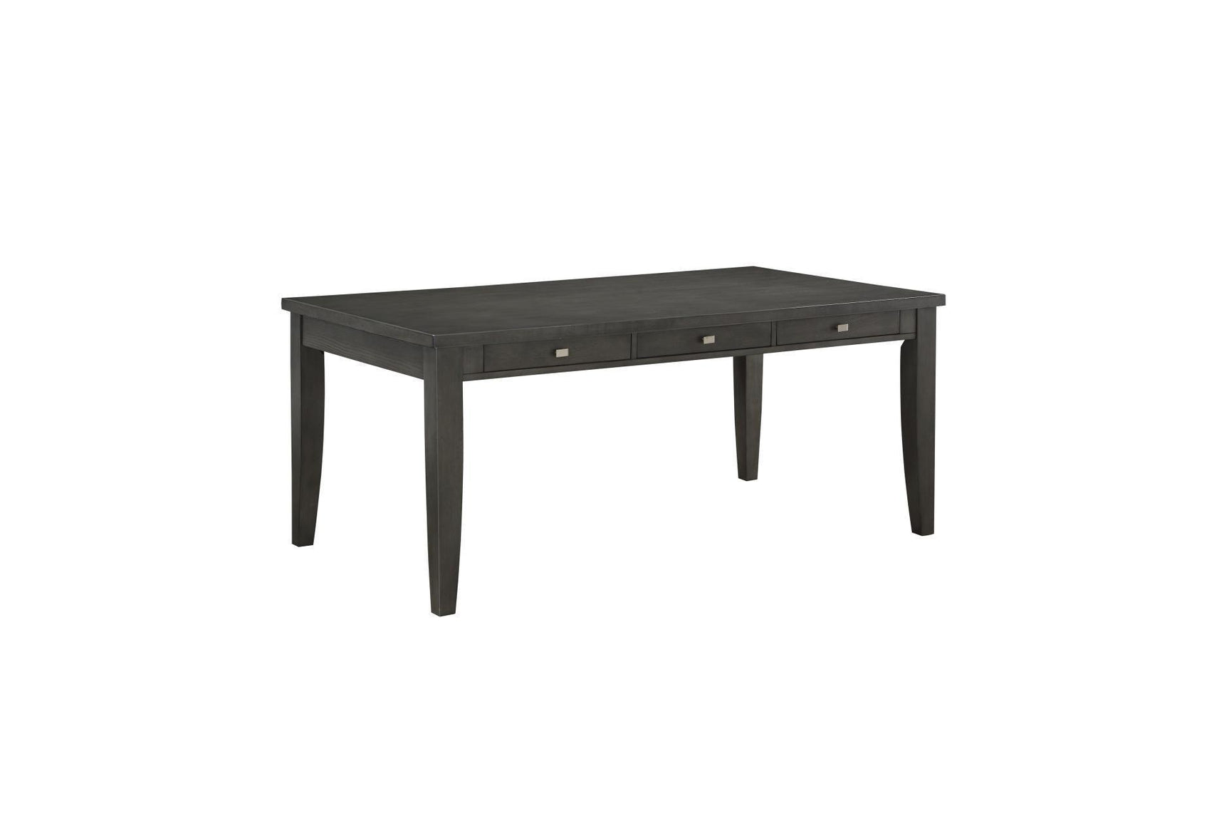 Baresford Gray Finish Contemporary Solid Wood Fabric Upholstery Seat Storage Dining Room Set - Ella Furniture