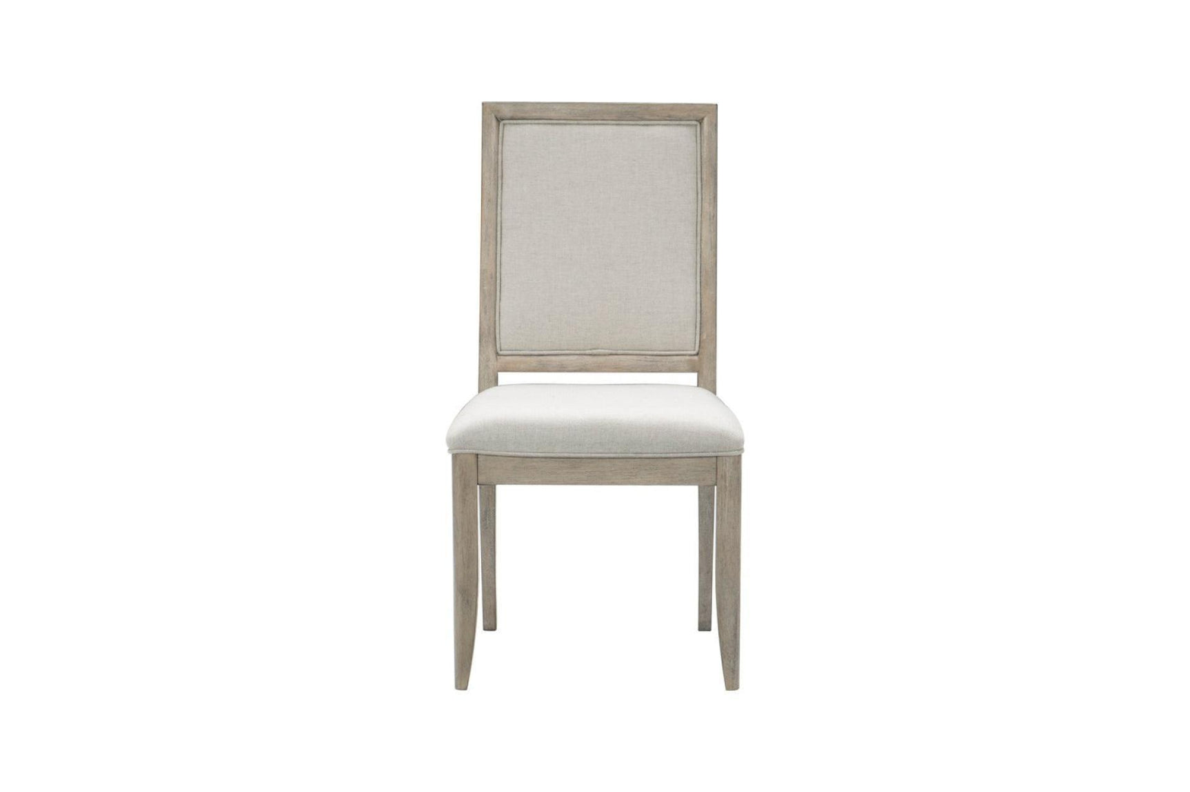 Mckewen Gray Modern Contemporary Solid Wood Fabric Upholstery Seat Rectangular Dining Room Set - Ella Furniture