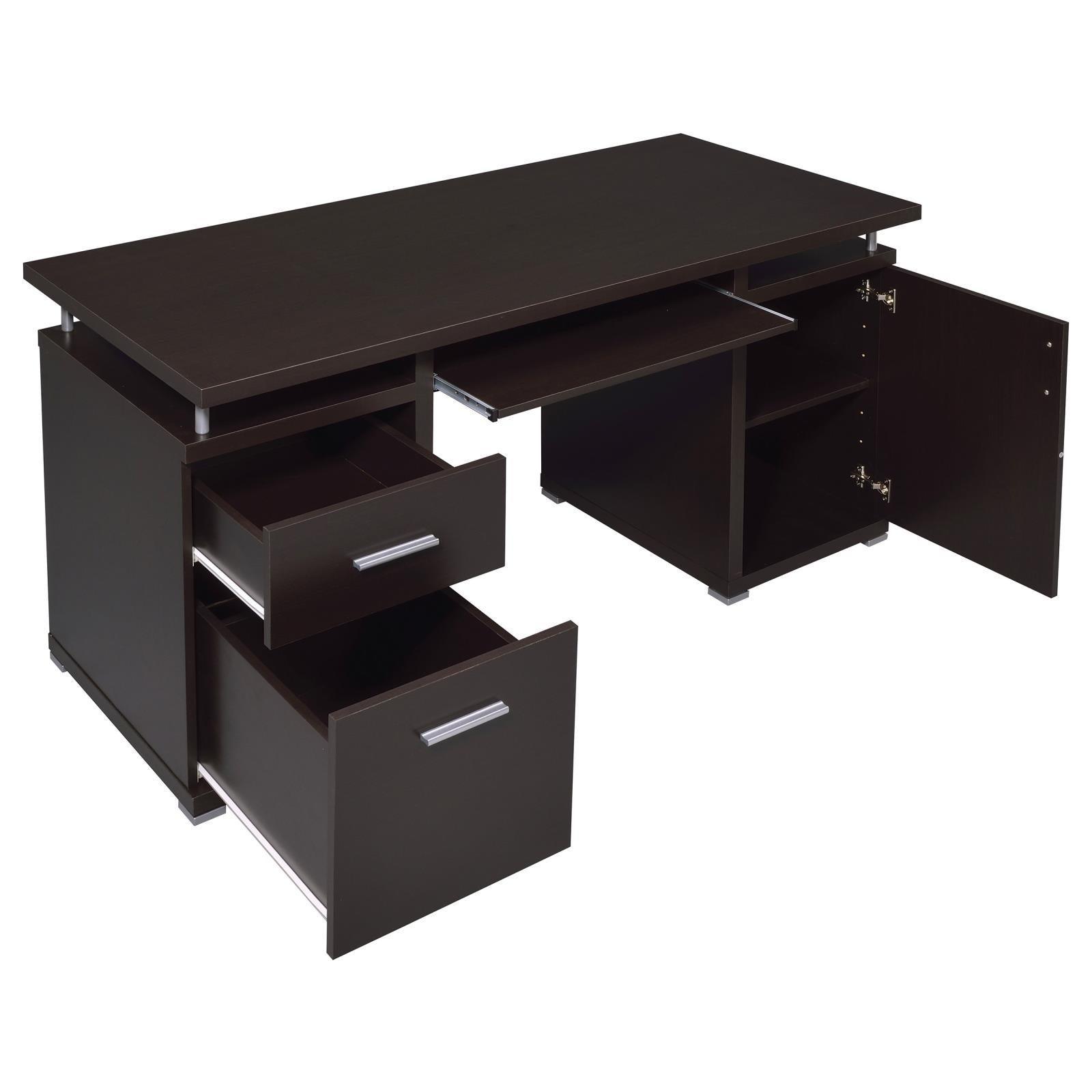 Tracy Cappucino Office Desk - Ella Furniture
