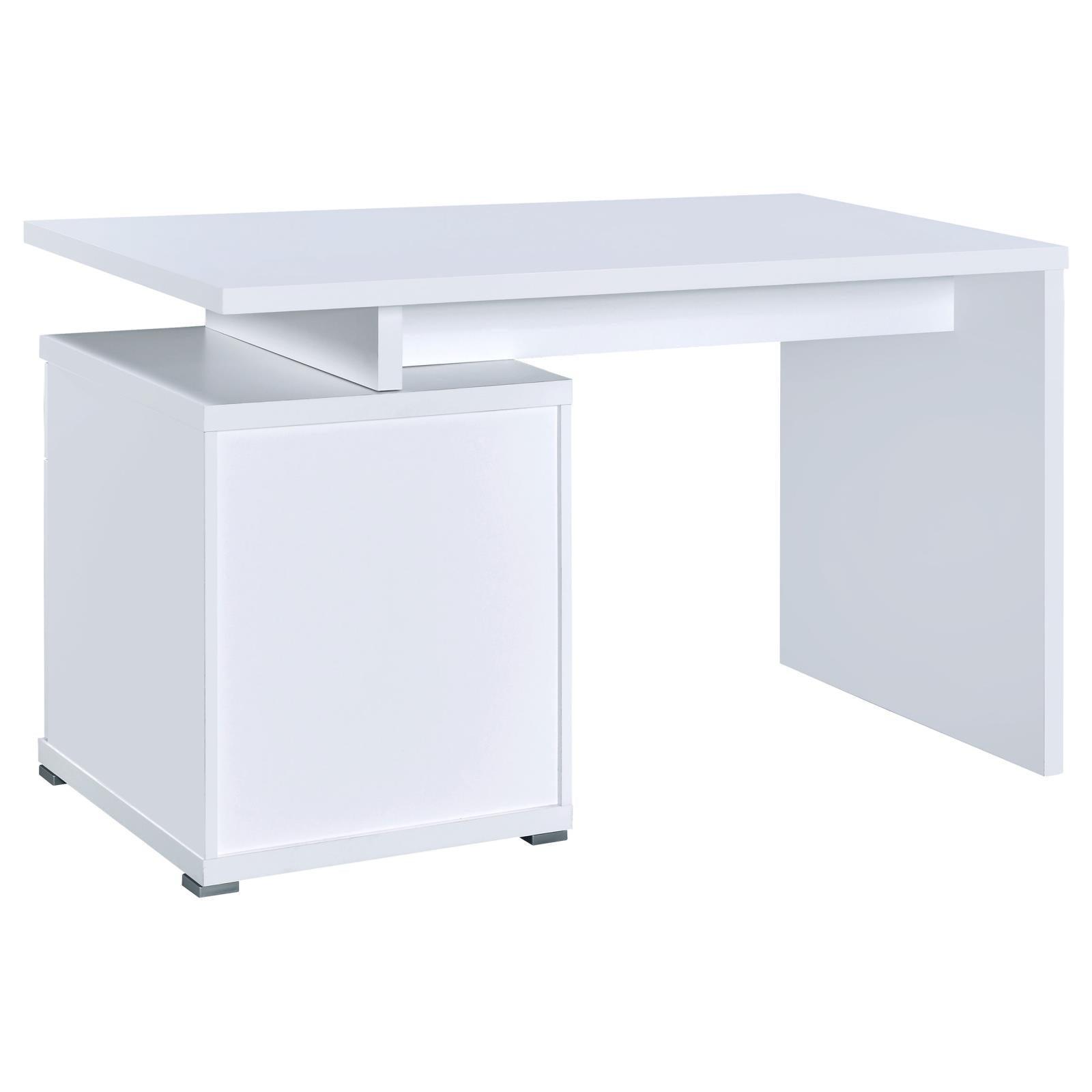 Irving White Office Desk - Ella Furniture