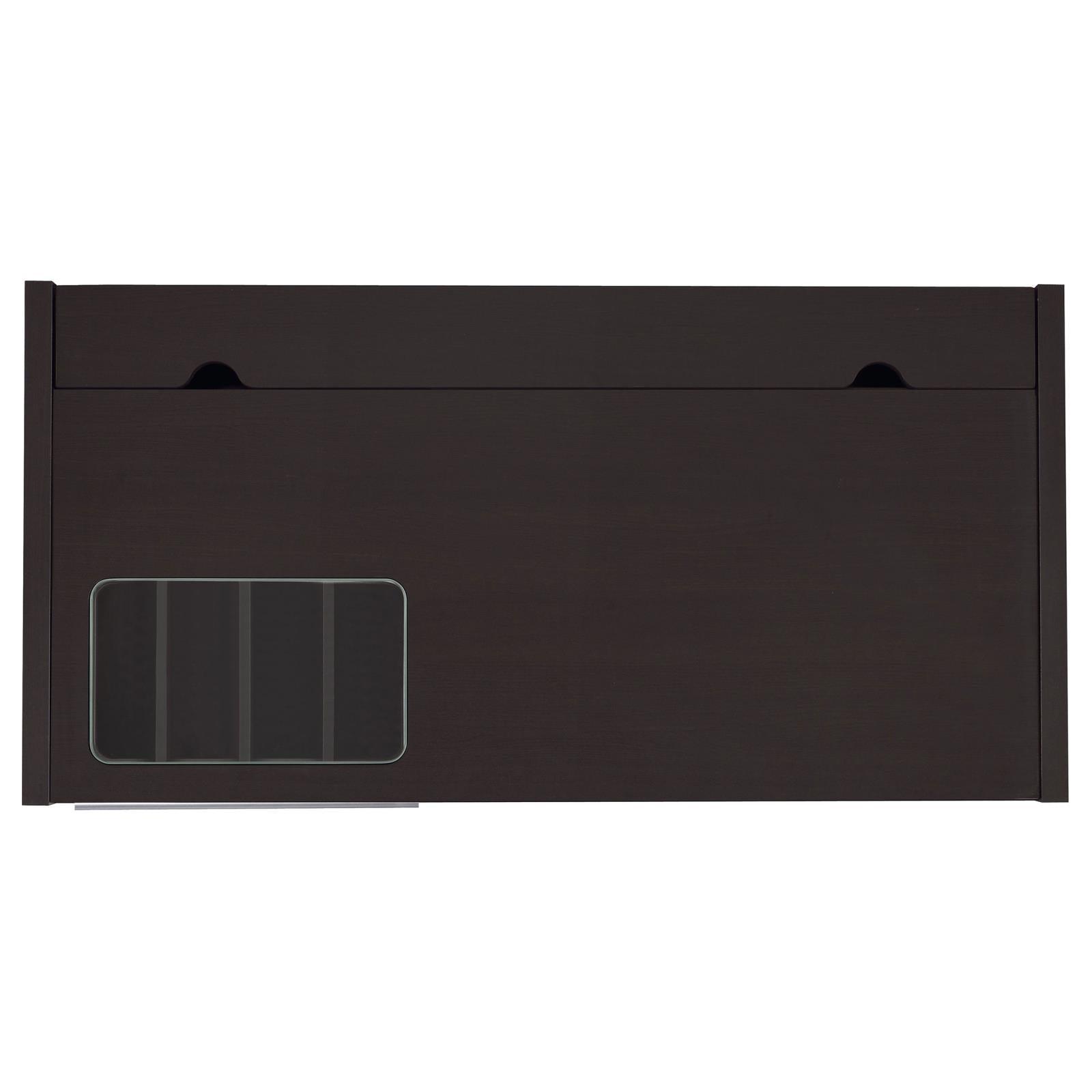 Halston Deep Cappucino Desk Connect-it Desk - Ella Furniture