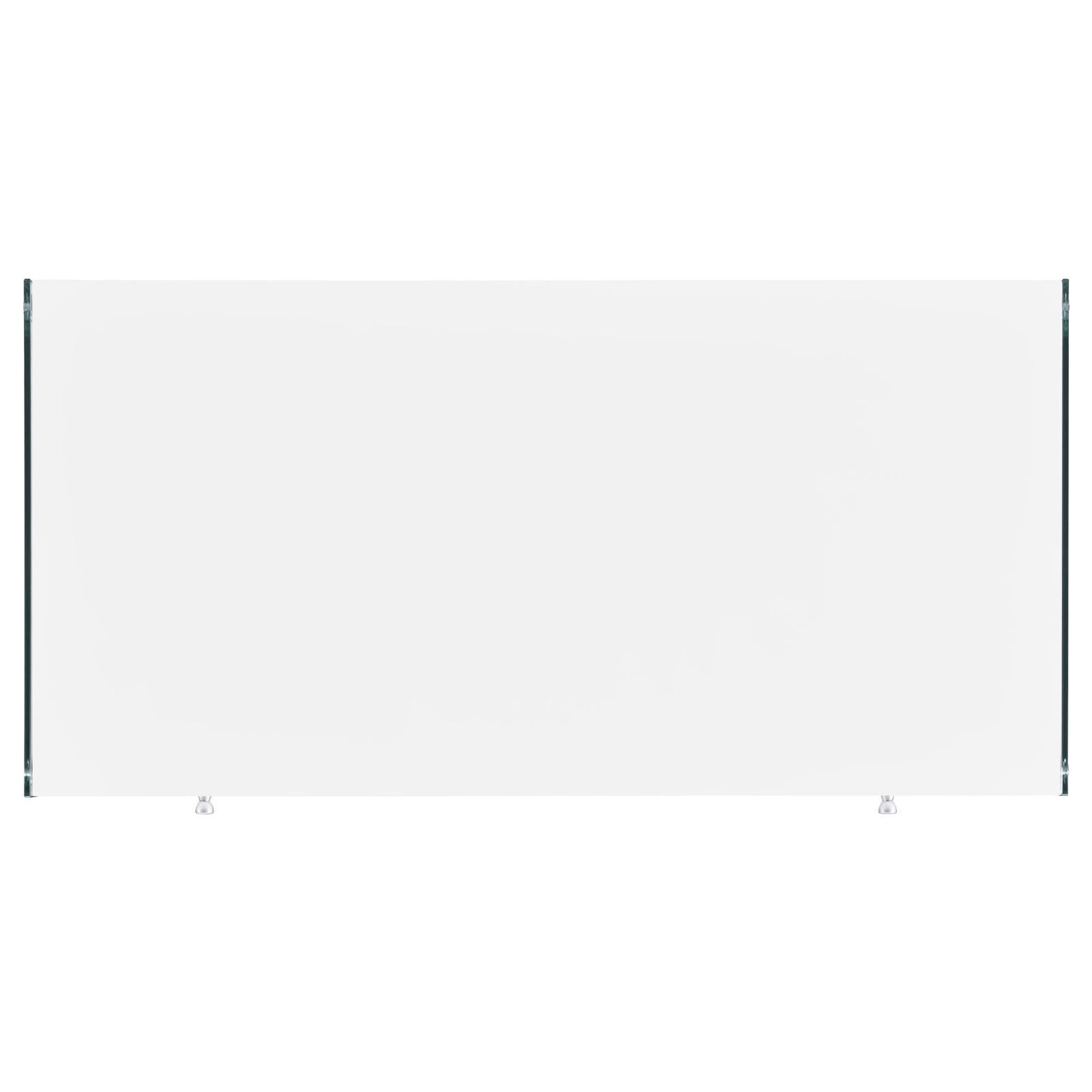 Dobrev Glossy White Writing Desk - Ella Furniture