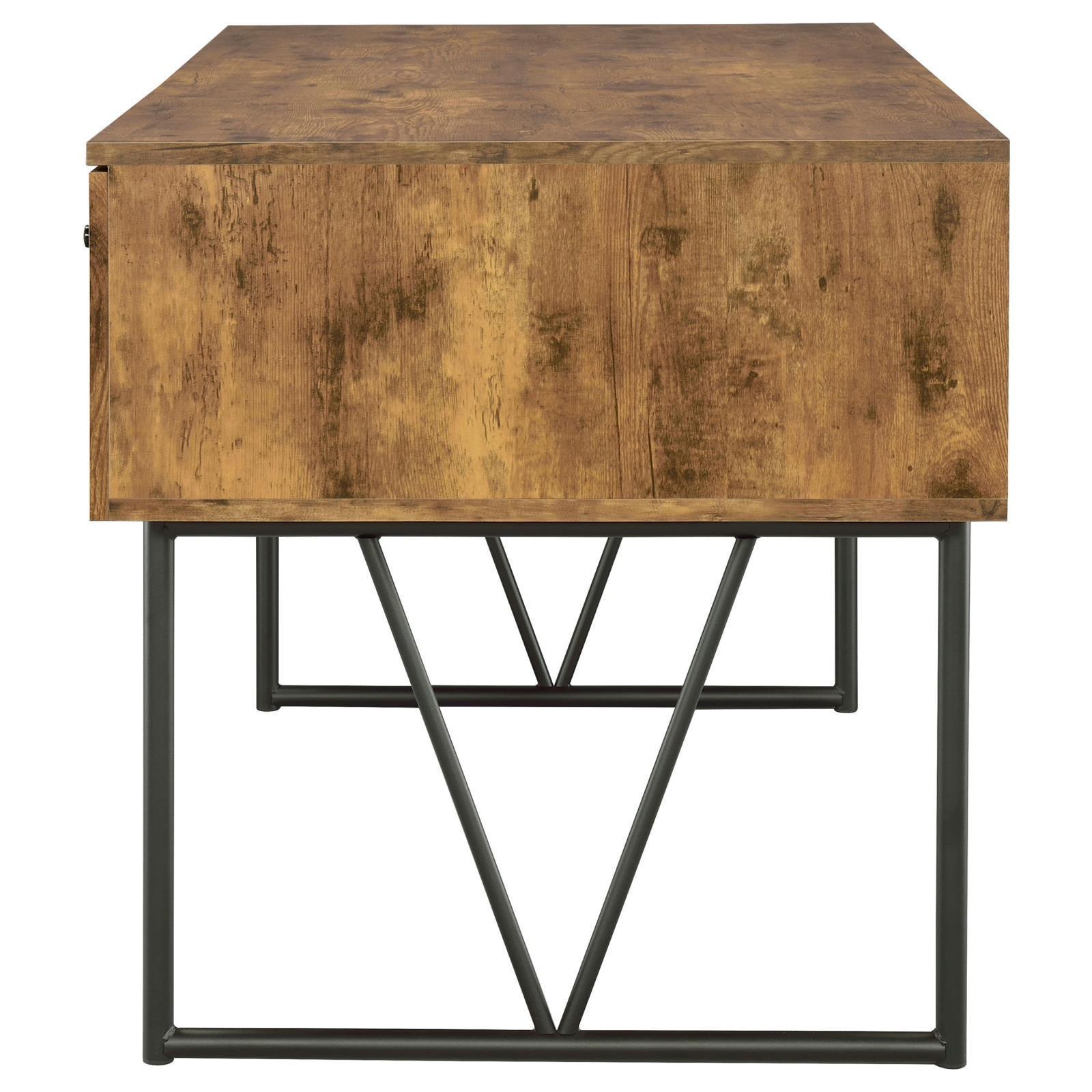 800999 Analiese Antique Nutmeg Writing Desk - Ella Furniture