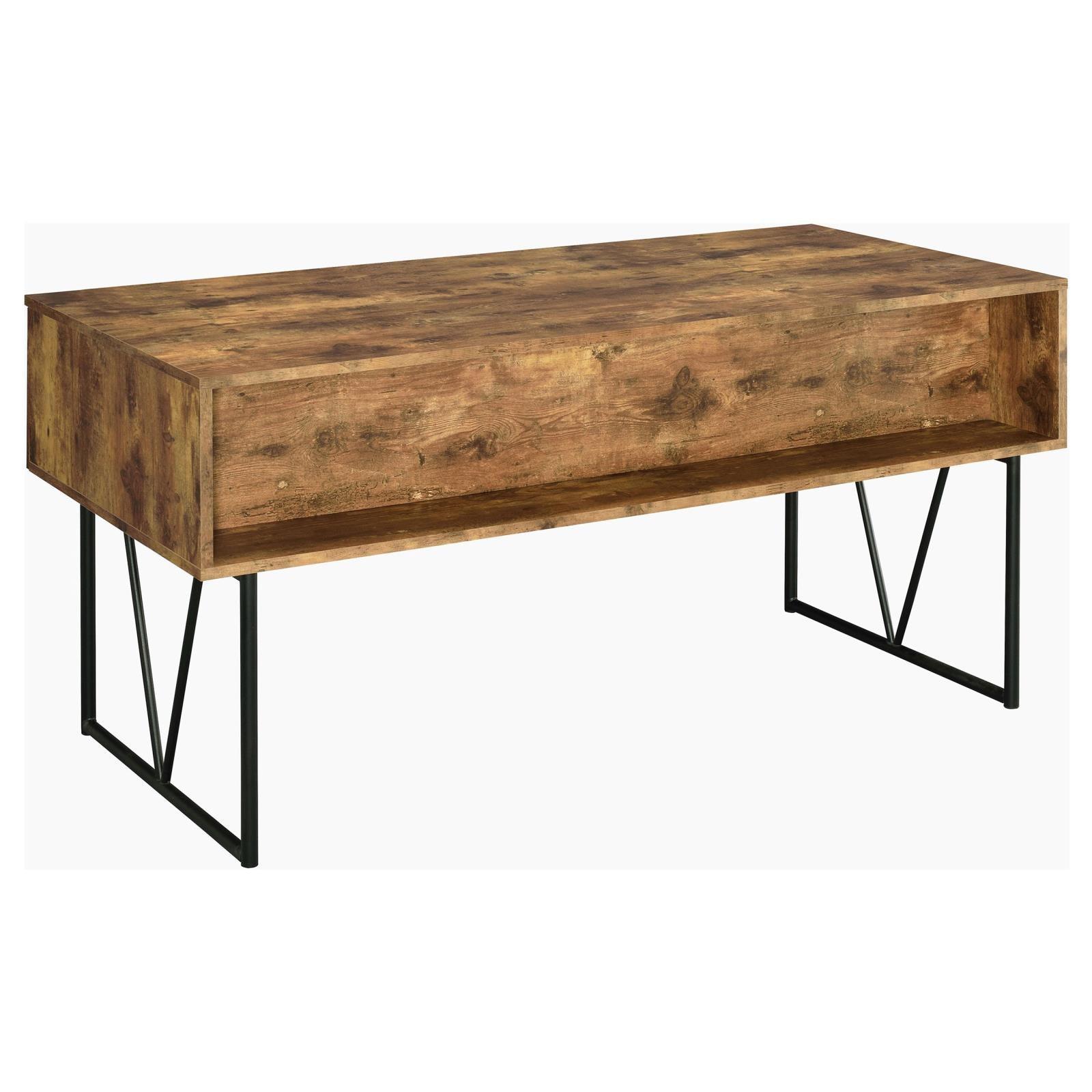 800999 Analiese Antique Nutmeg Writing Desk - Ella Furniture